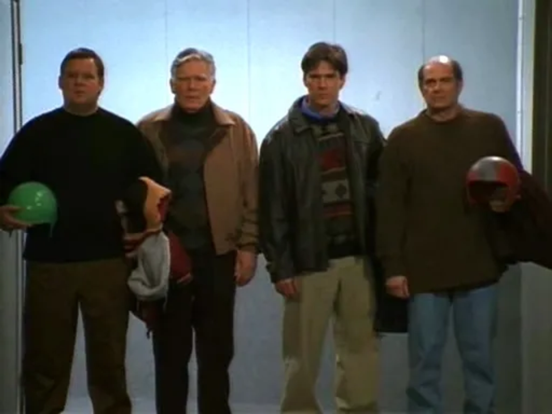 Thomas Gibson, Joel Murray, Alan Rachins, and Mitchell Ryan in Dharma & Greg (1997)