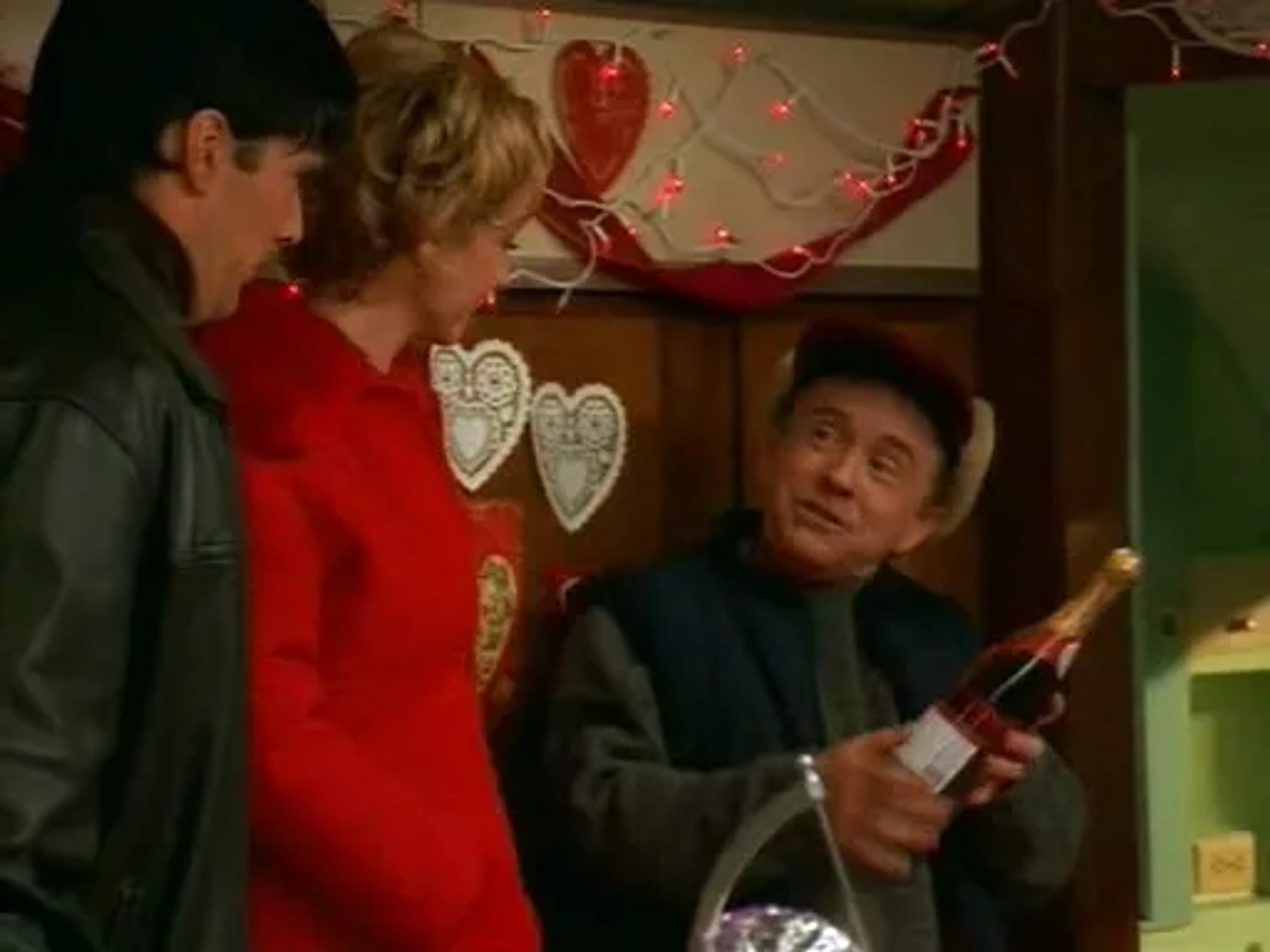 Jenna Elfman, Thomas Gibson, and Leslie Jordan in Dharma & Greg (1997)