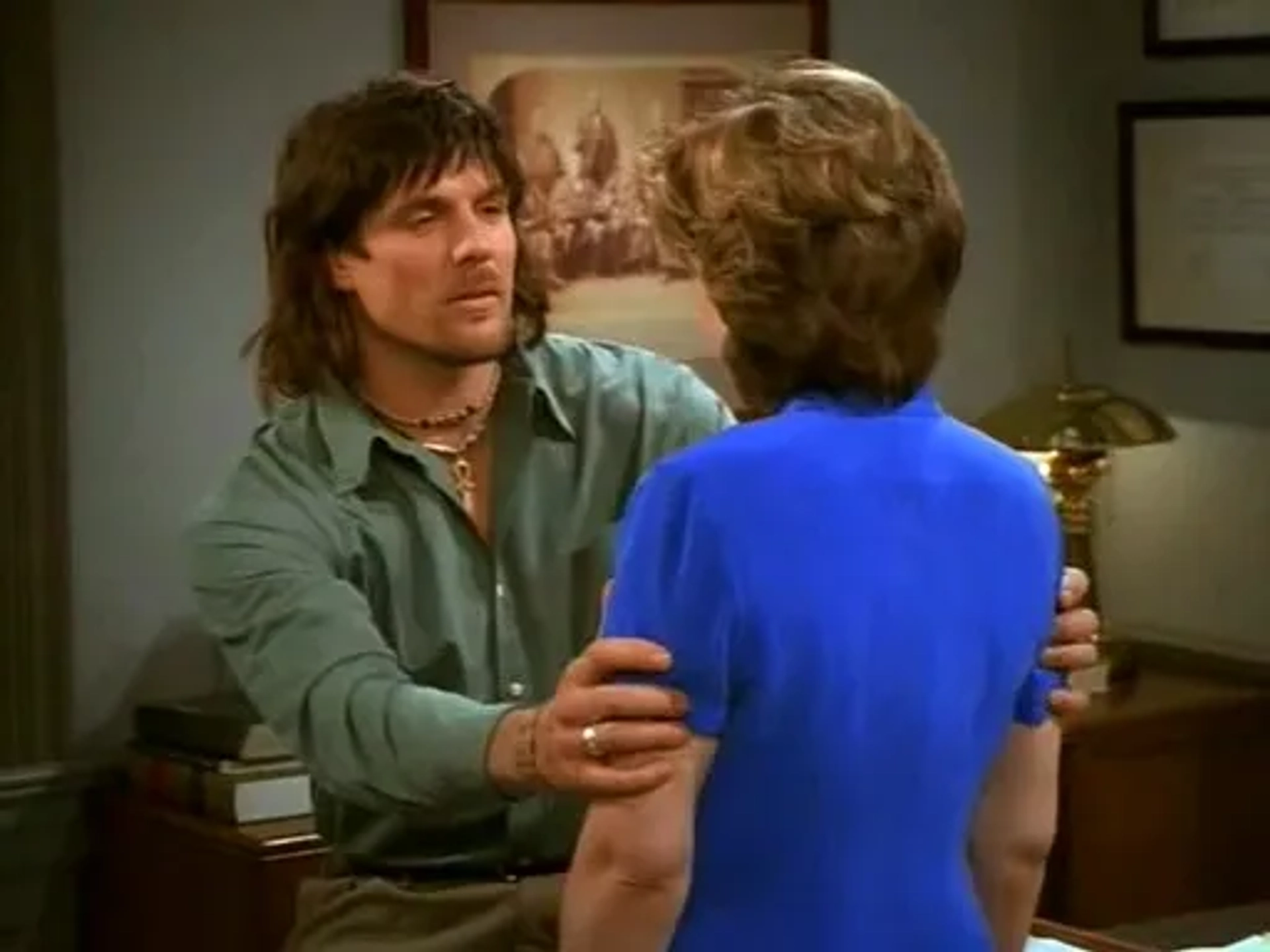 Paul Johansson and Yeardley Smith in Dharma & Greg (1997)