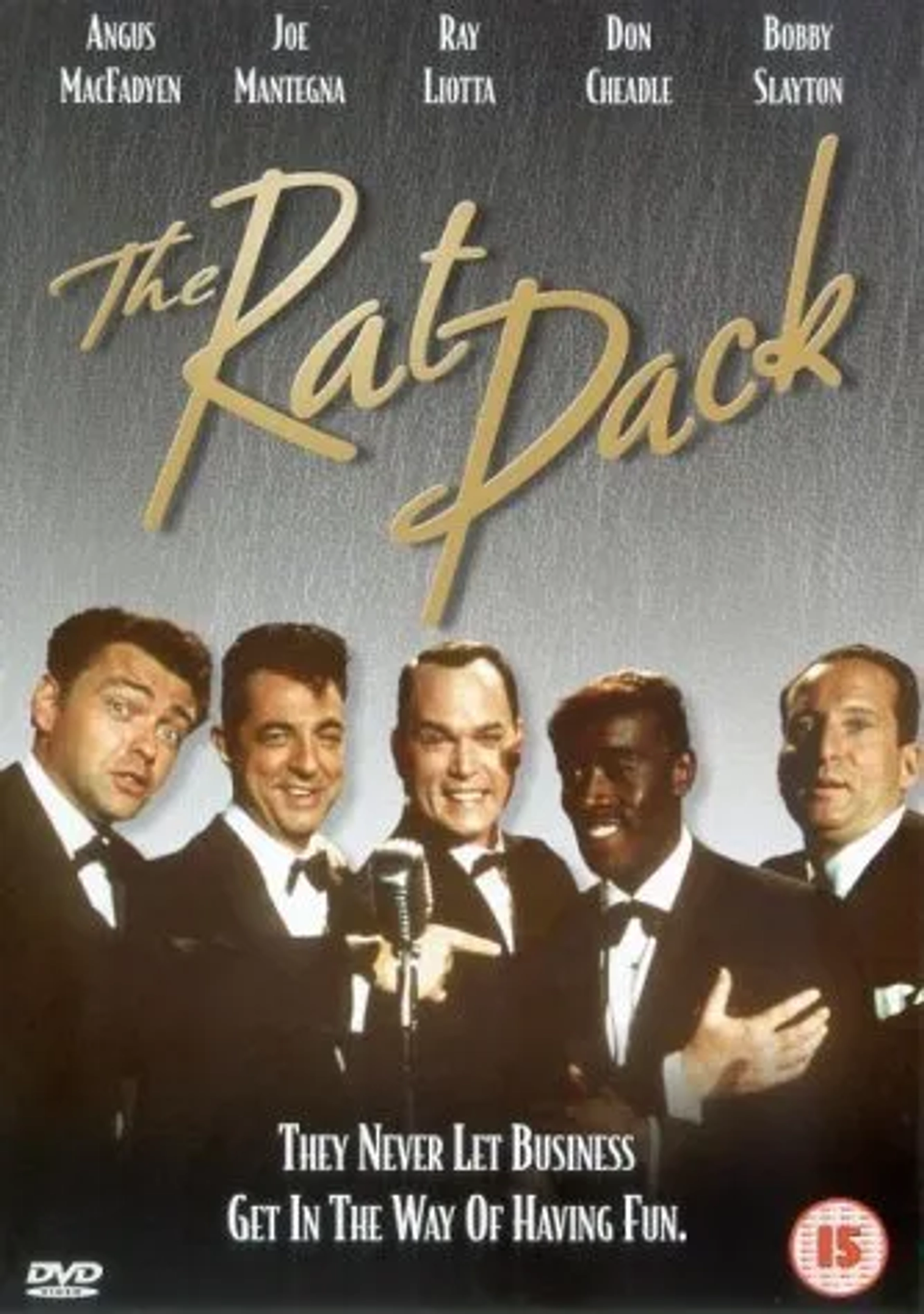 Don Cheadle, Ray Liotta, Joe Mantegna, Angus Macfadyen, and Bobby Slayton in The Rat Pack (1998)