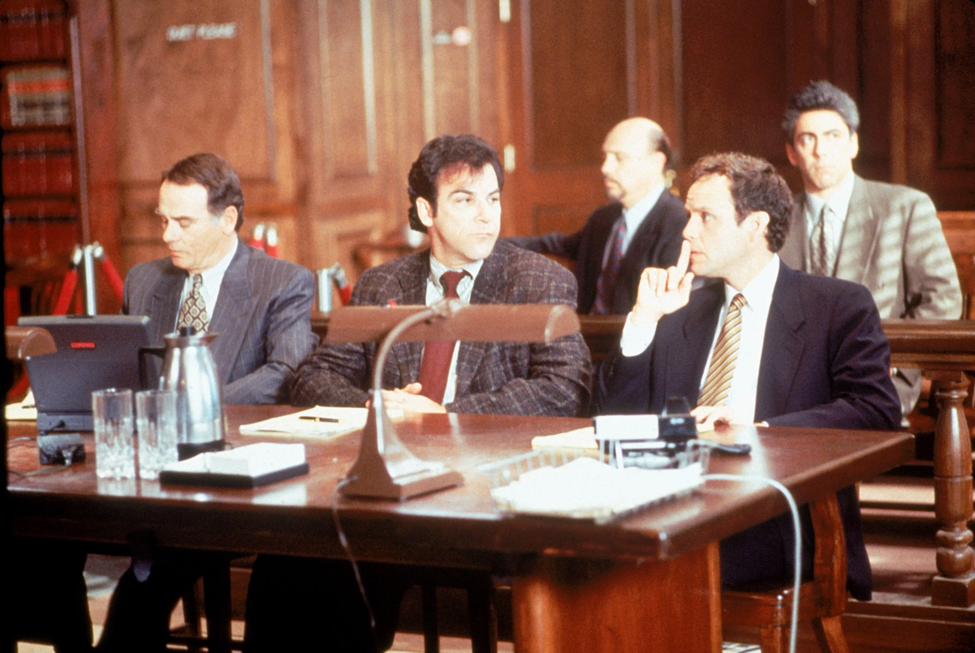 Hector Elizondo, Peter MacNicol, Mandy Patinkin, Dean Stockwell, and Adam Arkin in Chicago Hope (1994)