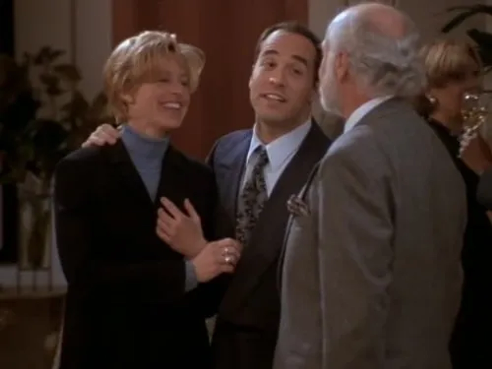 Ellen DeGeneres, Jeremy Piven, and Peter Michael Goetz in Ellen (1994)