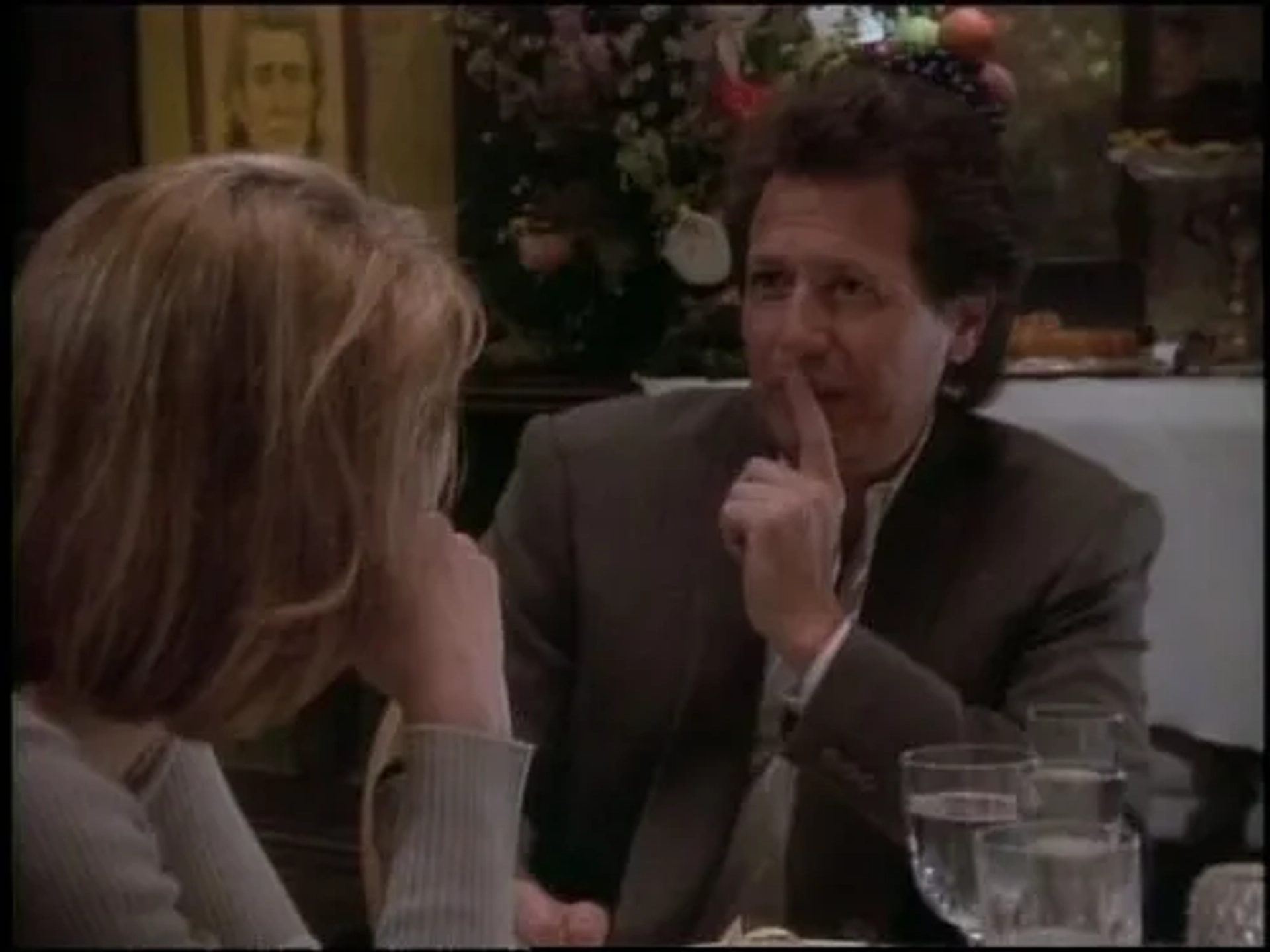 Helen Hunt and Garry Shandling in The Larry Sanders Show (1992)