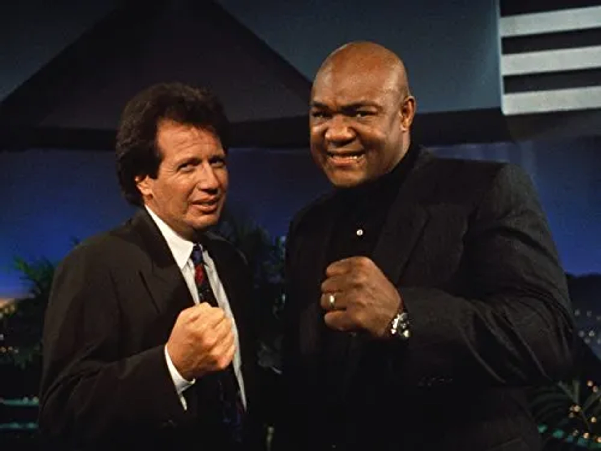 George Foreman and Garry Shandling in The Larry Sanders Show (1992)