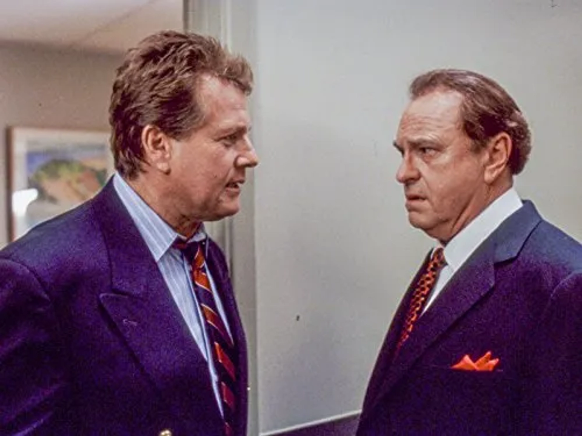 Rip Torn and Ryan O'Neal in The Larry Sanders Show (1992)