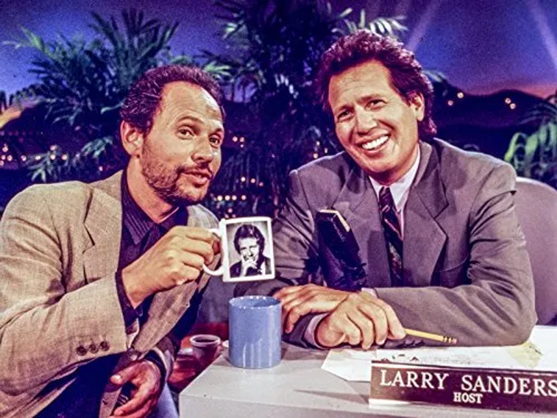 Billy Crystal and Garry Shandling in The Larry Sanders Show (1992)