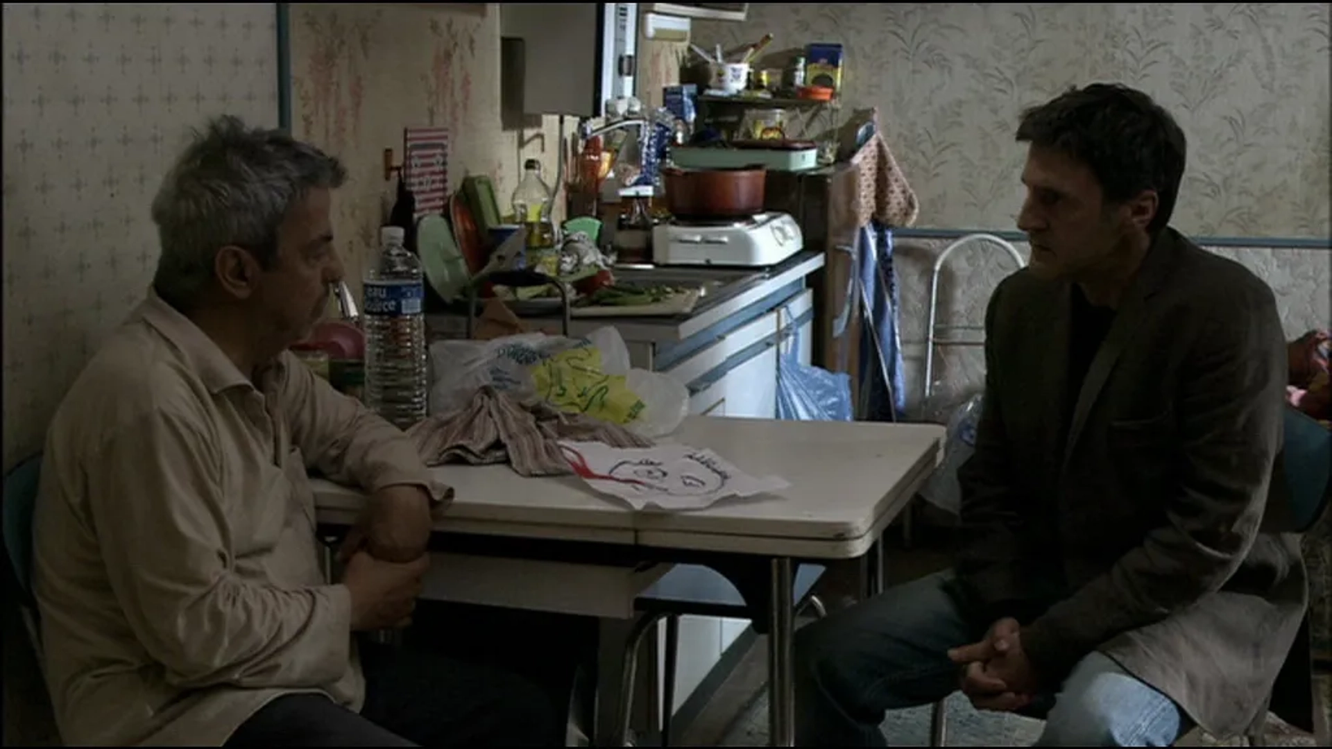 Daniel Auteuil and Maurice Bénichou in Caché (2005)