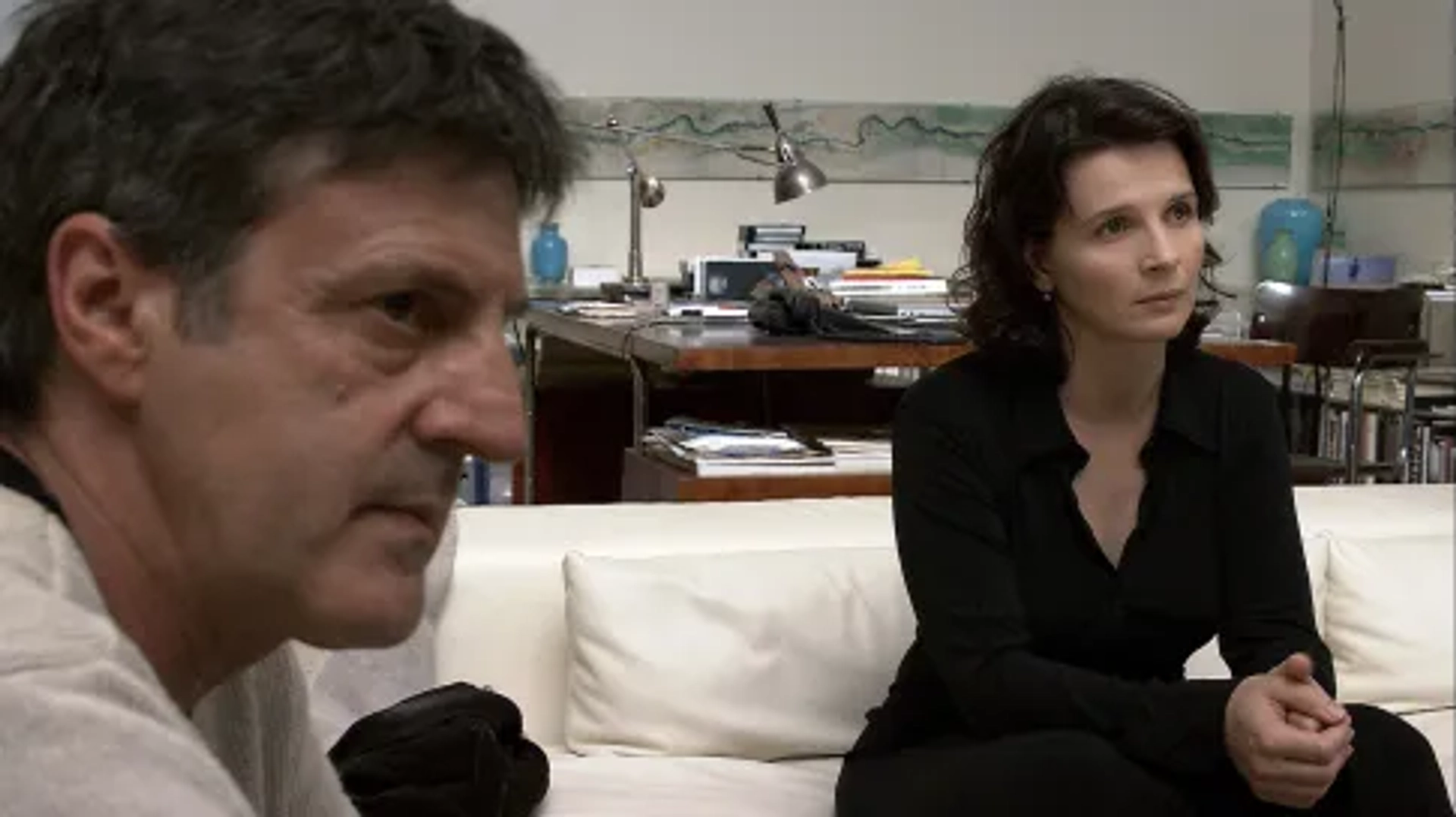 Juliette Binoche and Daniel Auteuil in Caché (2005)
