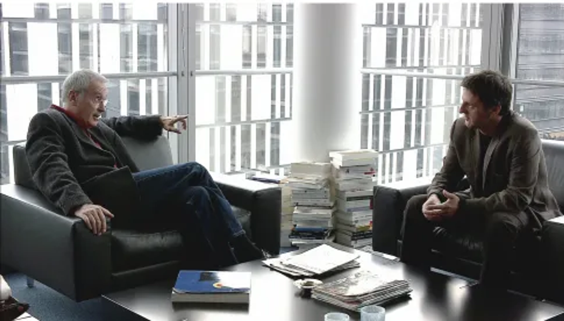 Daniel Auteuil and Bernard Le Coq in Caché (2005)