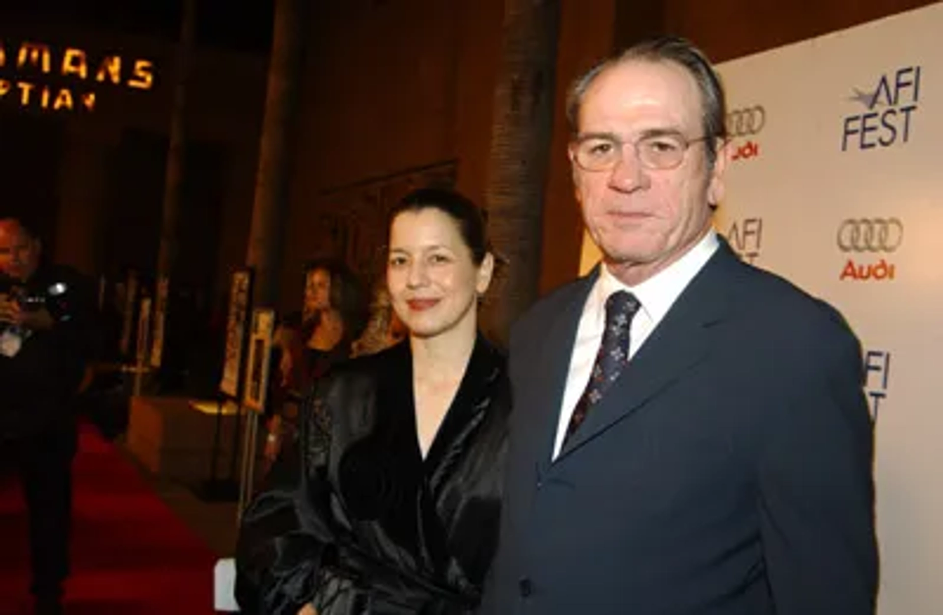 Tommy Lee Jones and Dawn Jones at an event for The Three Burials of Melquiades Estrada (2005)