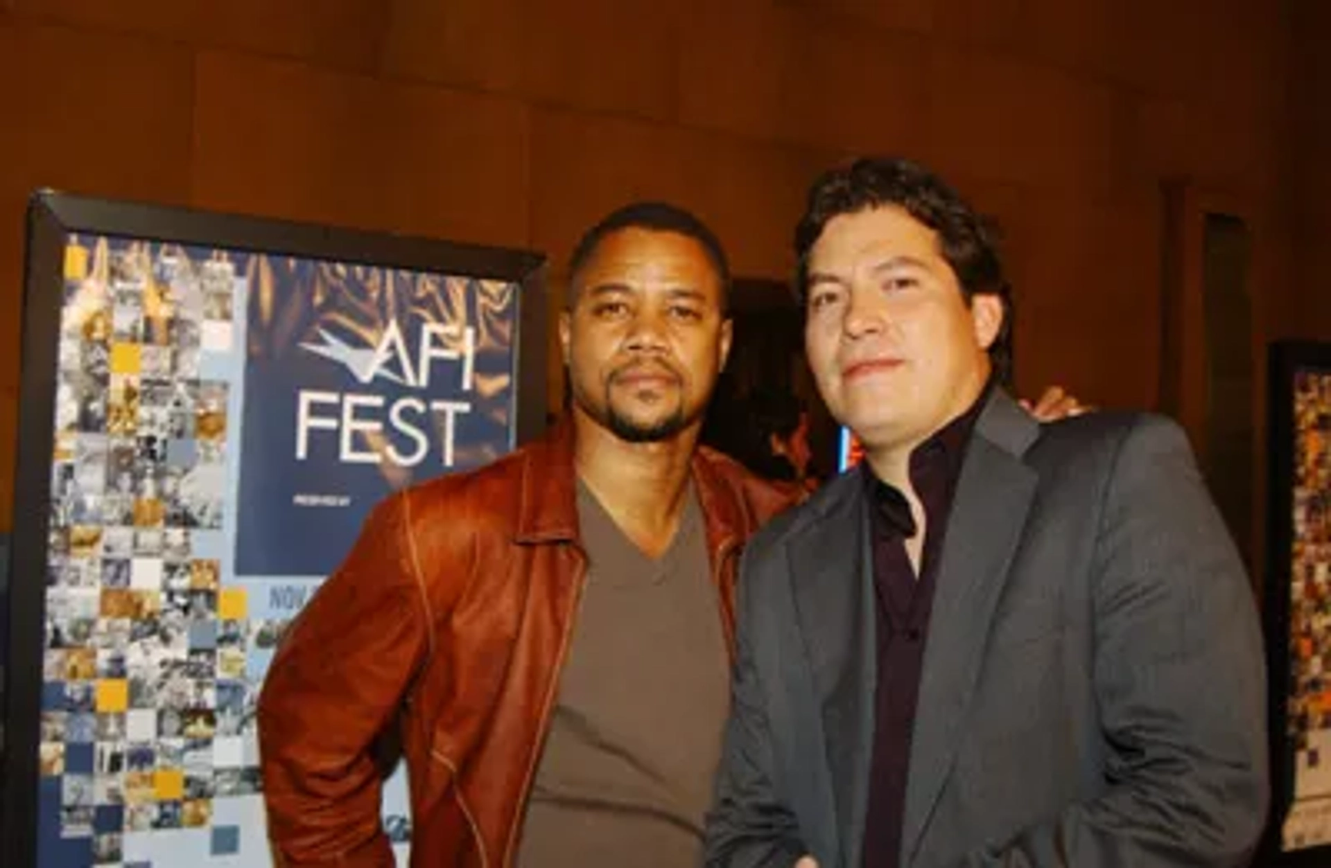 Cuba Gooding Jr. and Julio Cesar Cedillo at an event for The Three Burials of Melquiades Estrada (2005)