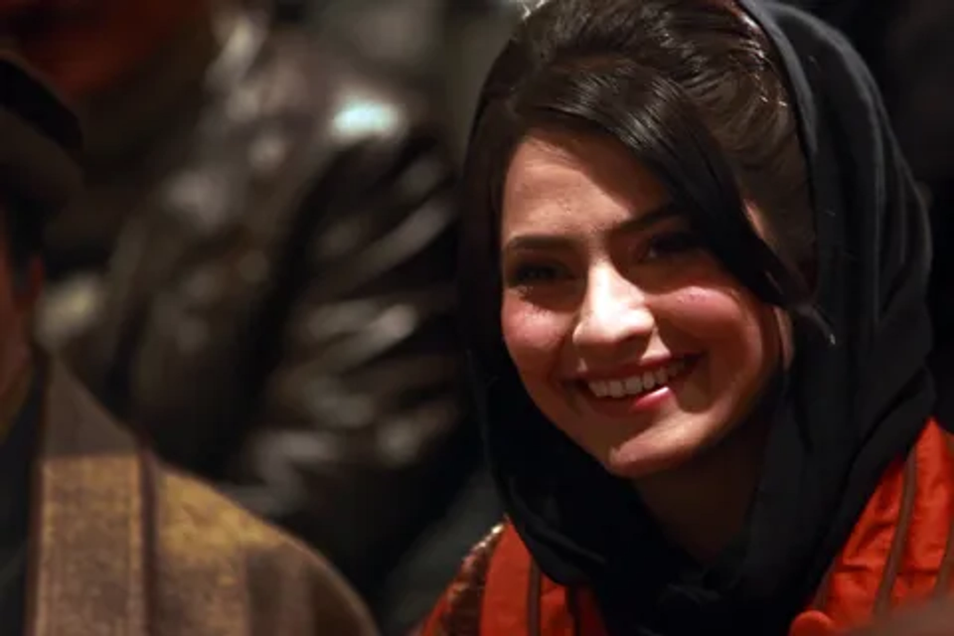 Marina Golbahari at an event for Osama (2003)