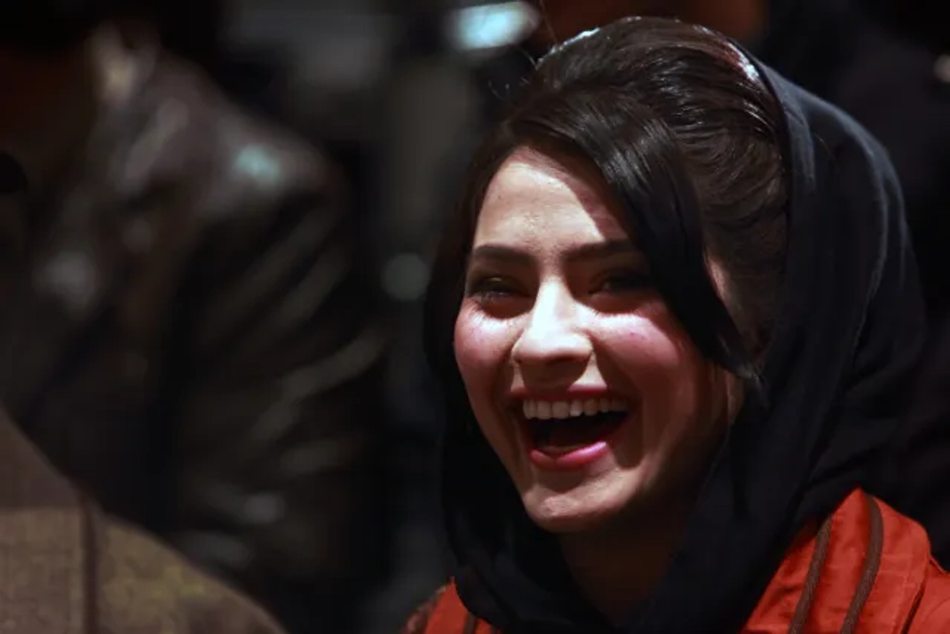 Marina Golbahari at an event for Osama (2003)