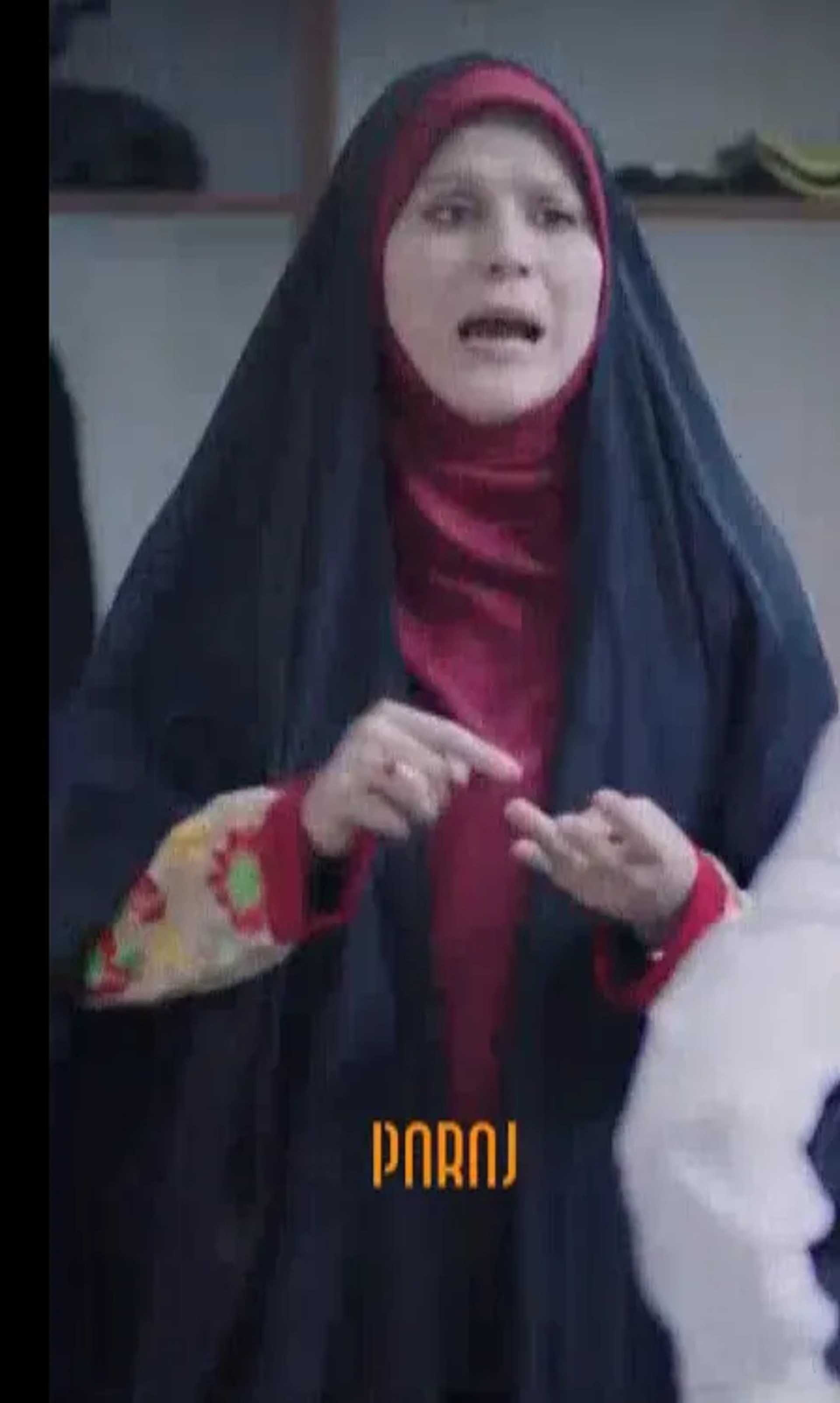 محجبه شدن سحر دولتشاهی در فیلم عرق سرد