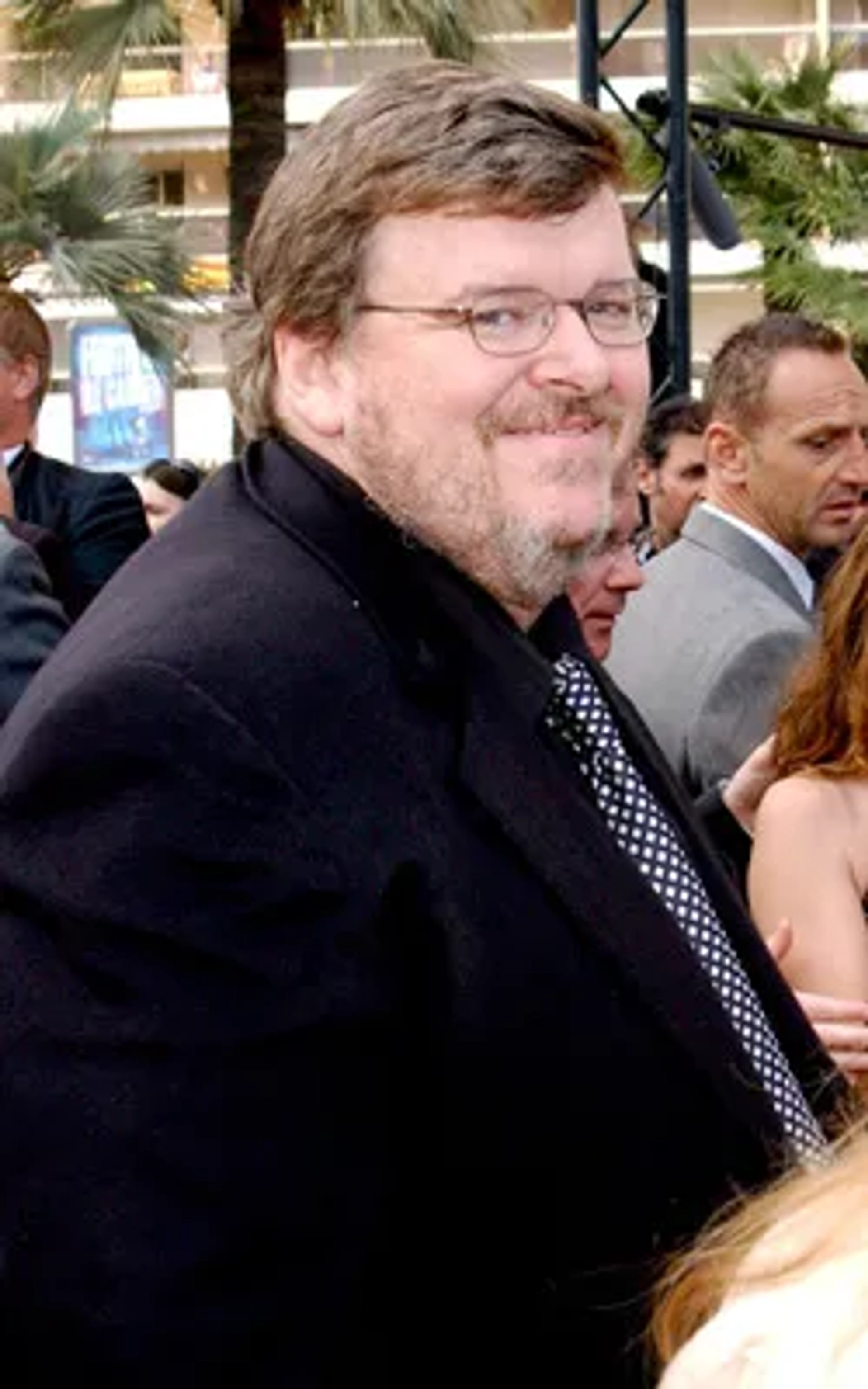 Michael Moore at an event for Fahrenheit 9/11 (2004)