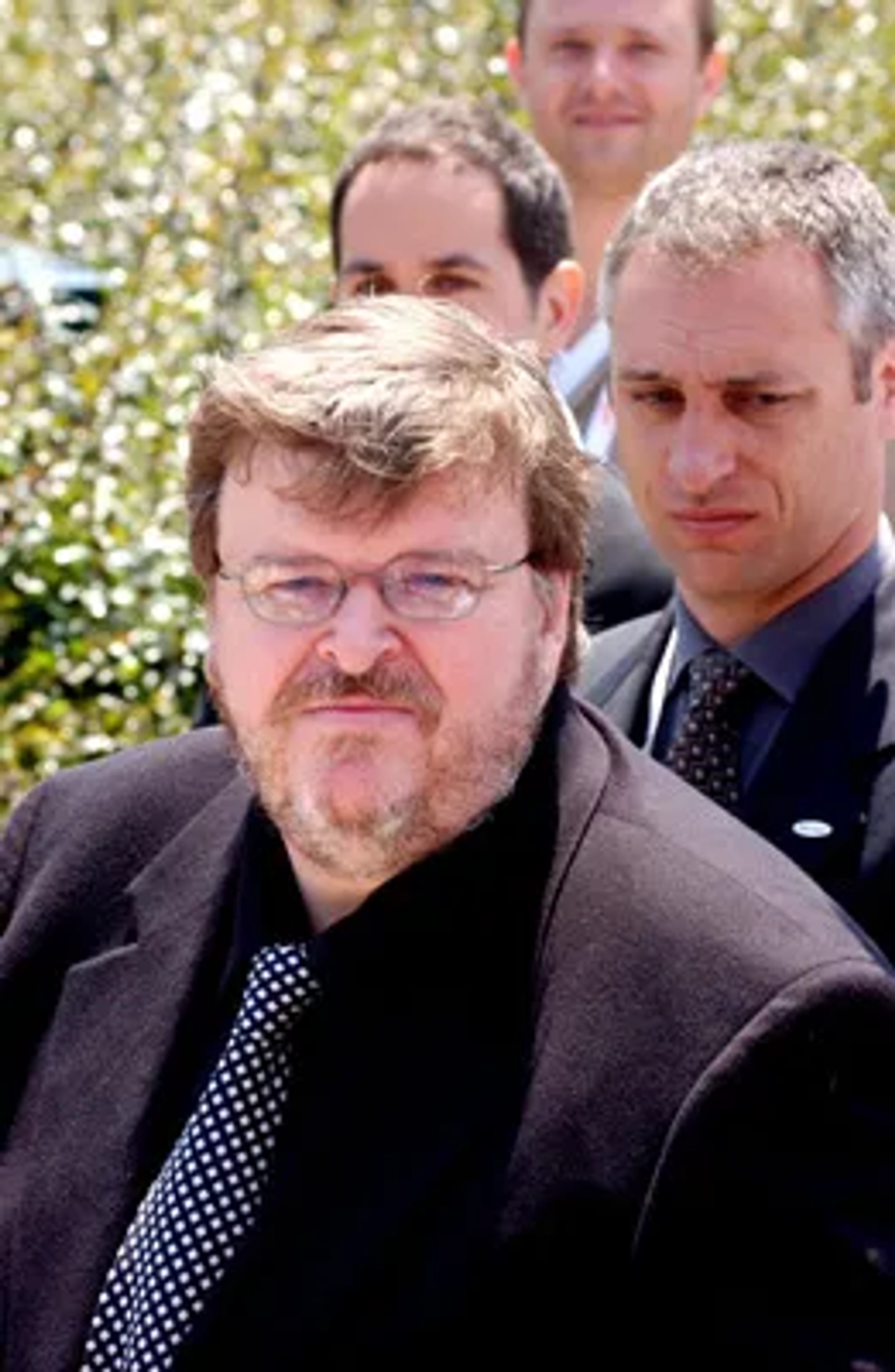 Michael Moore at an event for Fahrenheit 9/11 (2004)
