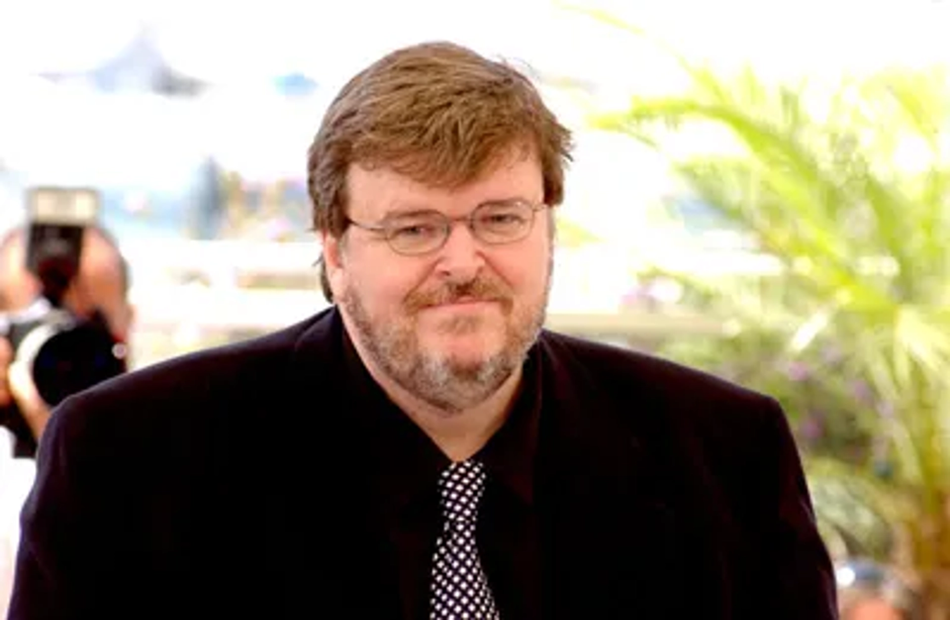 Michael Moore at an event for Fahrenheit 9/11 (2004)