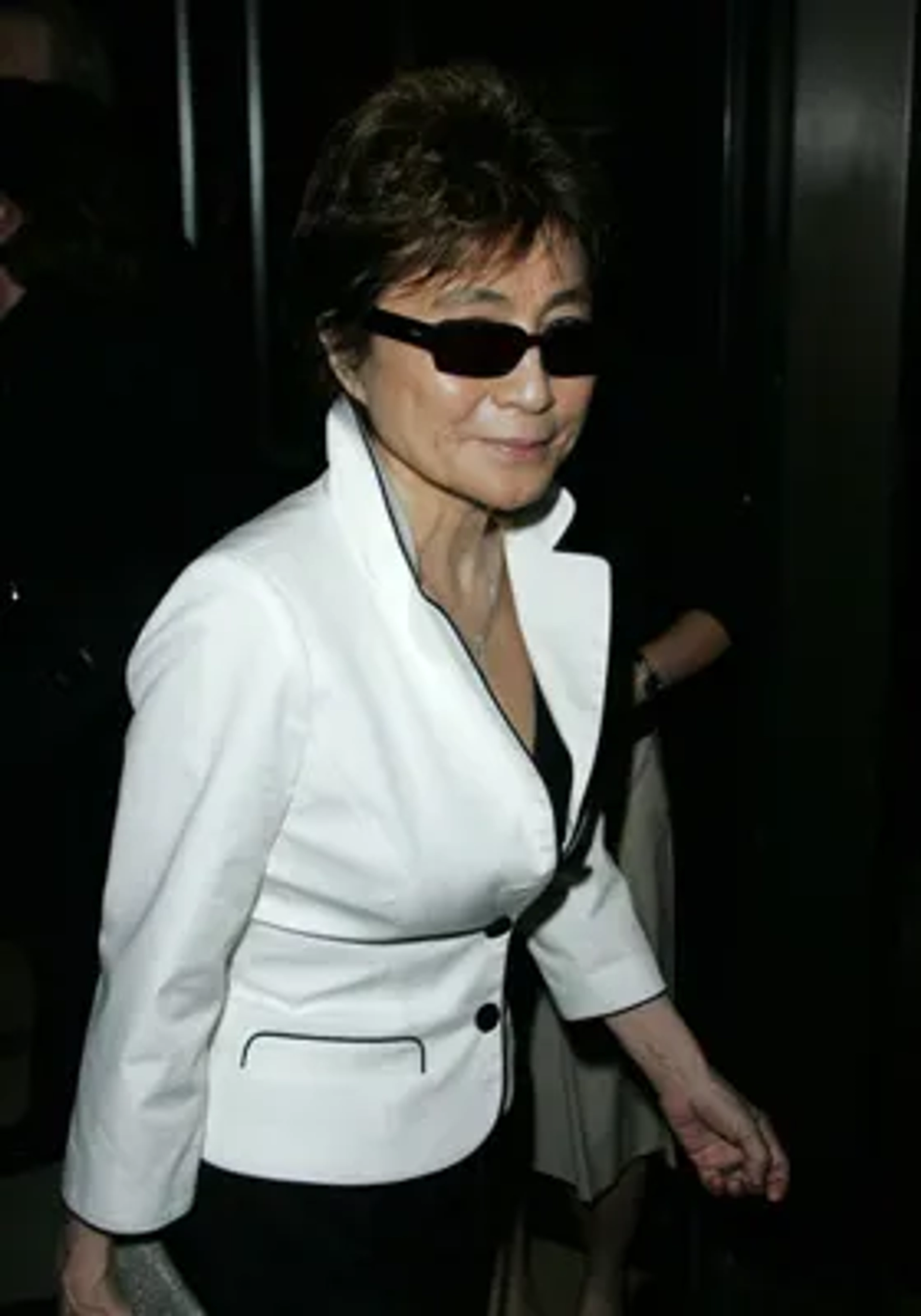 Yoko Ono at an event for Fahrenheit 9/11 (2004)