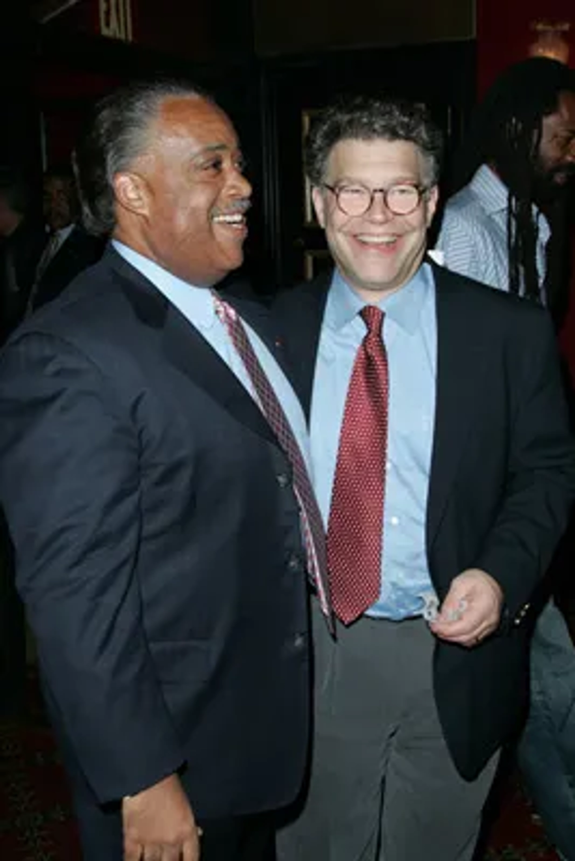 Al Franken and Al Sharpton at an event for Fahrenheit 9/11 (2004)