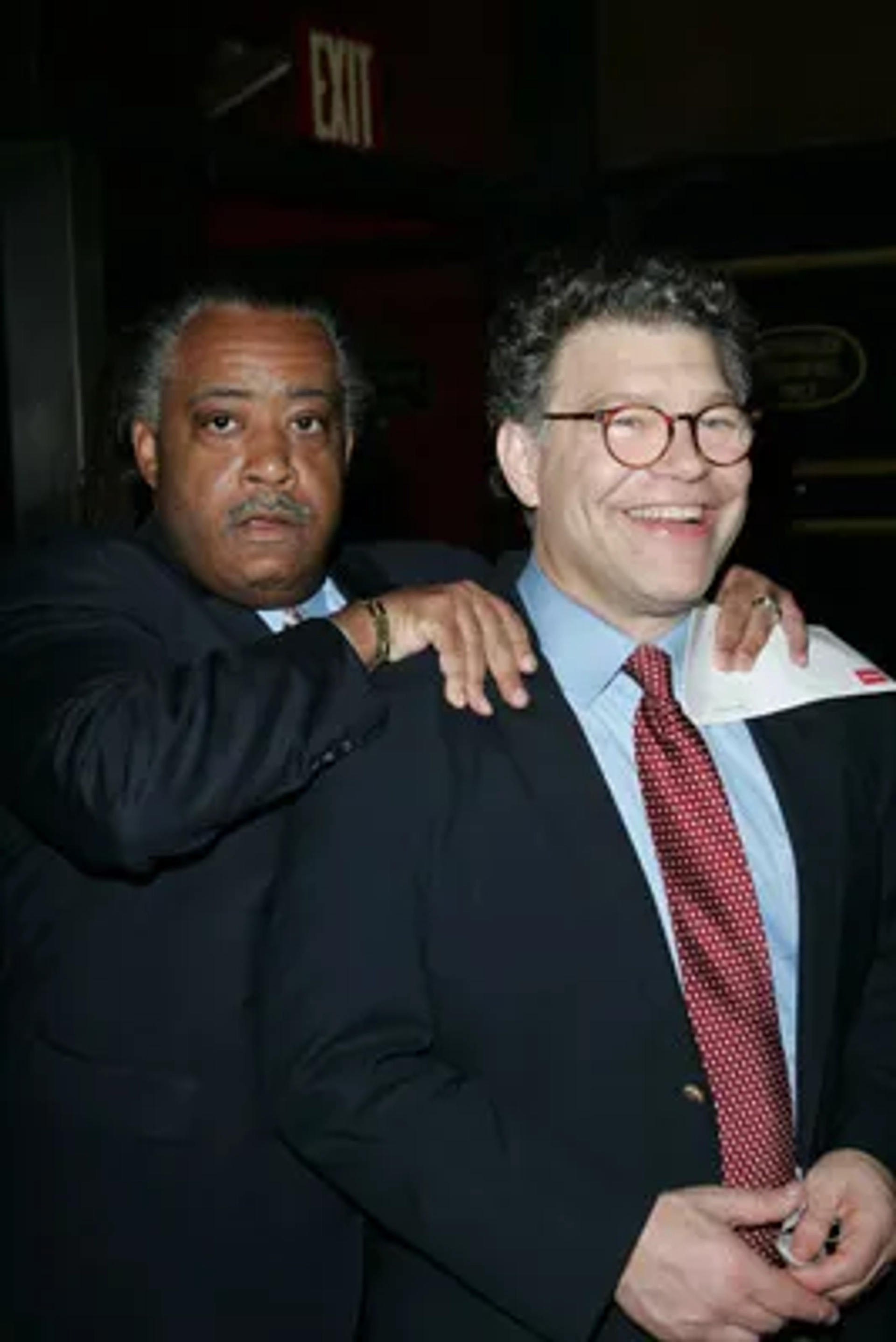 Al Franken and Al Sharpton at an event for Fahrenheit 9/11 (2004)