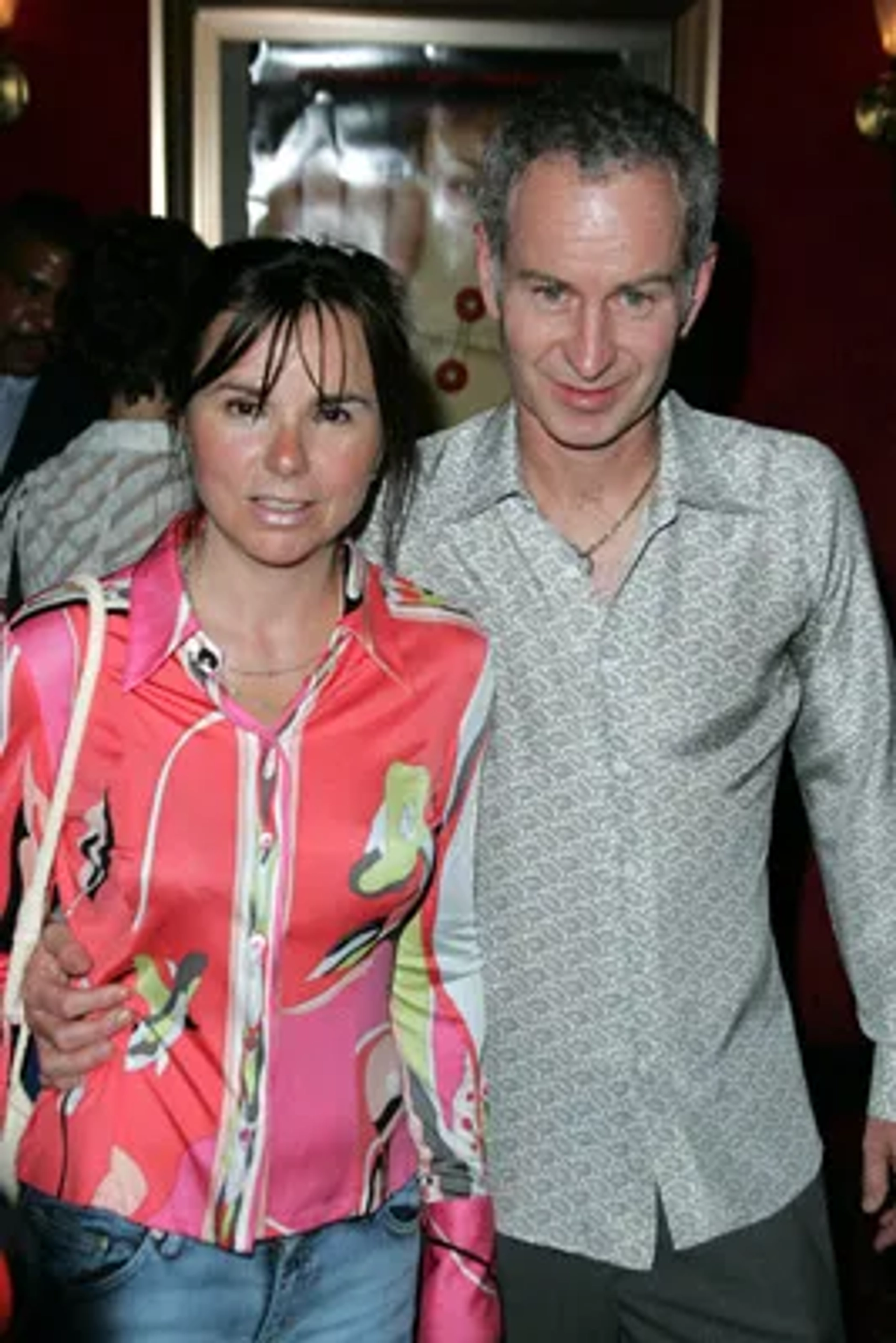 John McEnroe and Patty Smyth at an event for Fahrenheit 9/11 (2004)