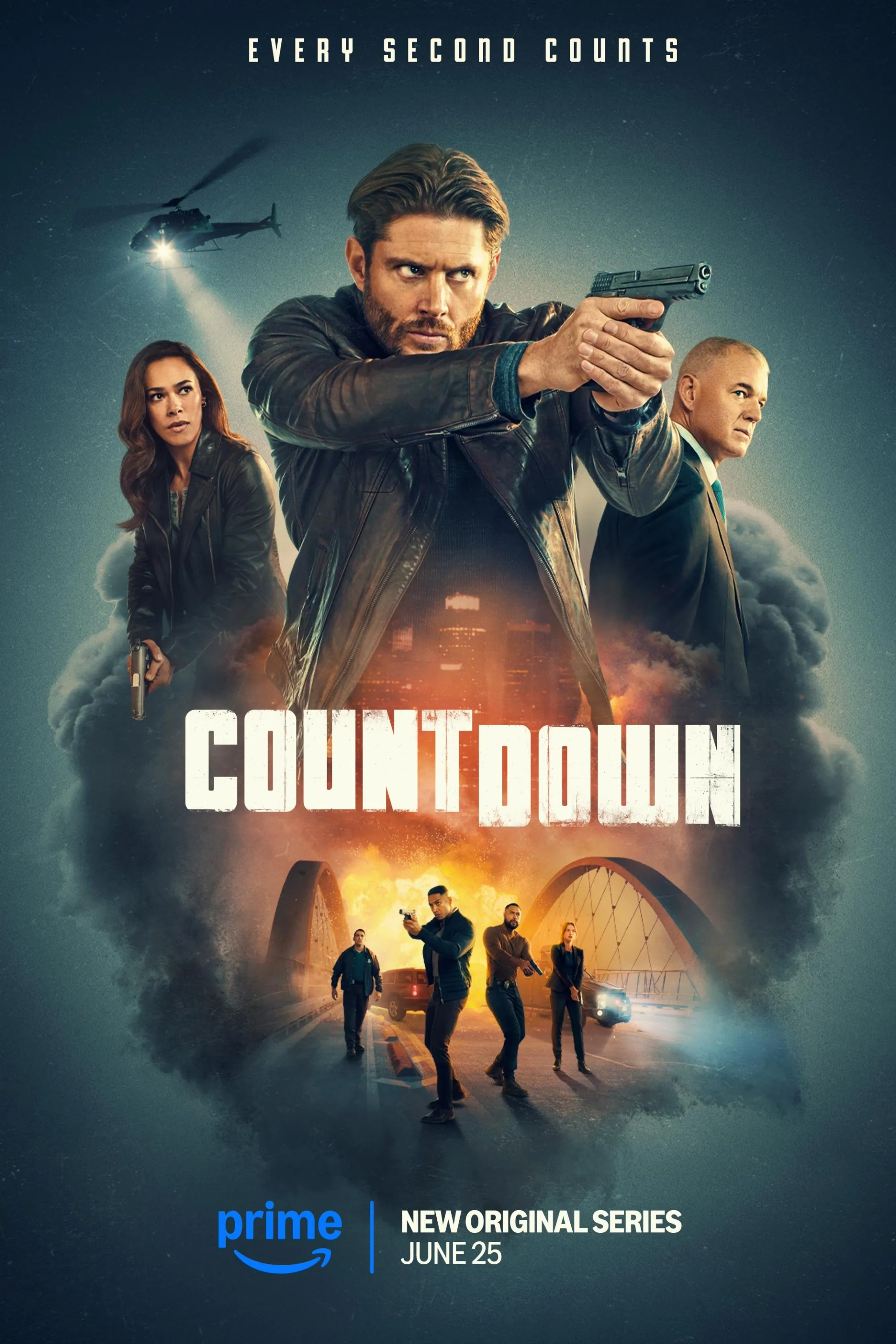 Jensen Ackles, Eric Dane, and Jessica Camacho in Countdown (2025)