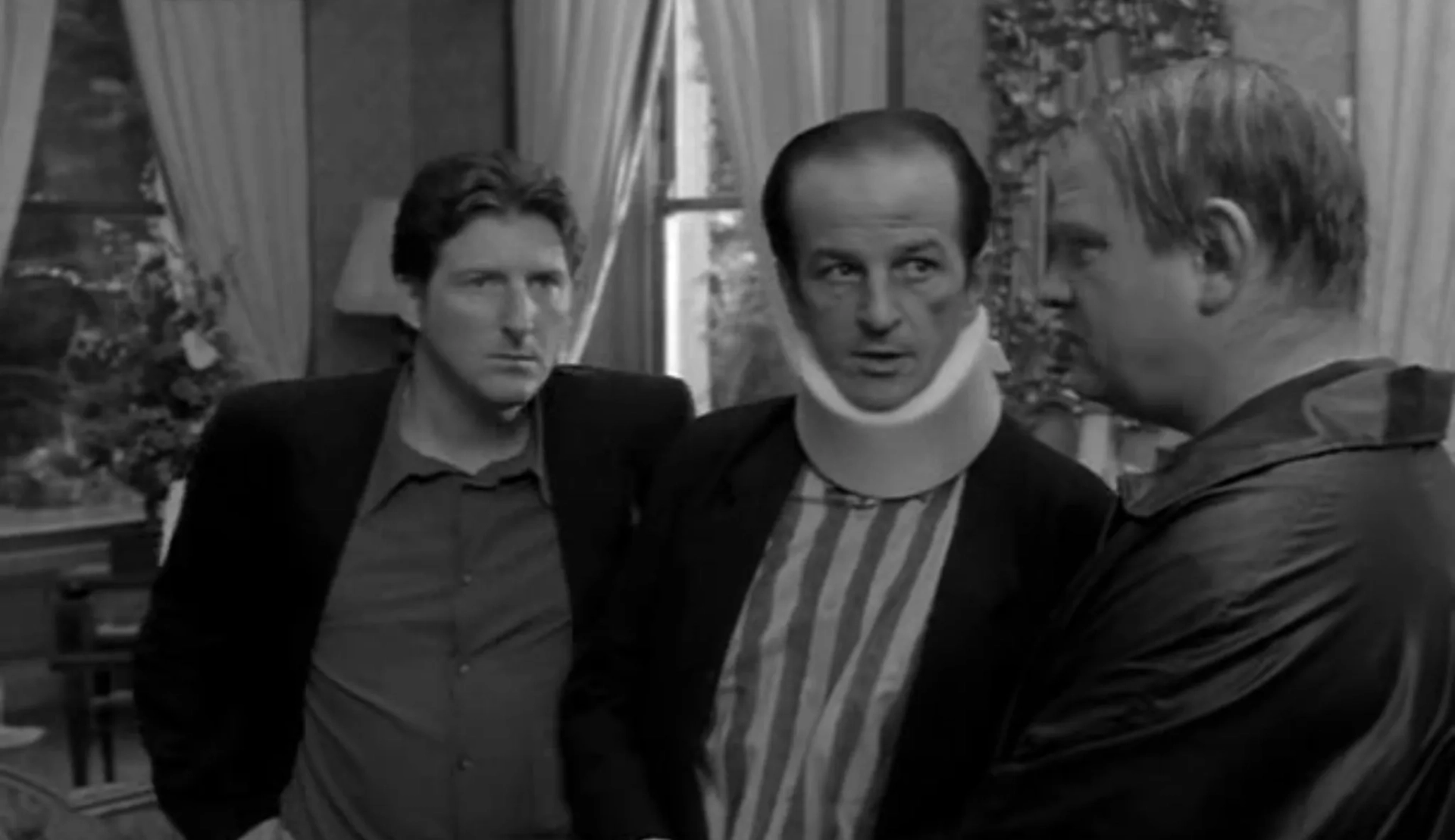 Adrian Dunbar, Brendan Gleeson, and Sean McGinley in The General (1998)
