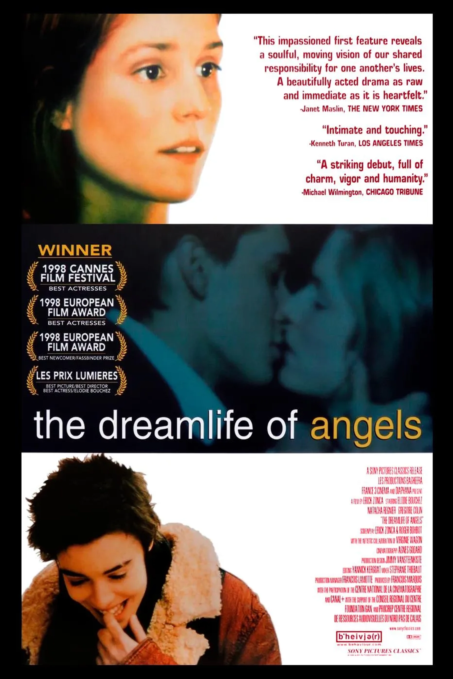 Élodie Bouchez and Natacha Régnier in The Dreamlife of Angels (1998)