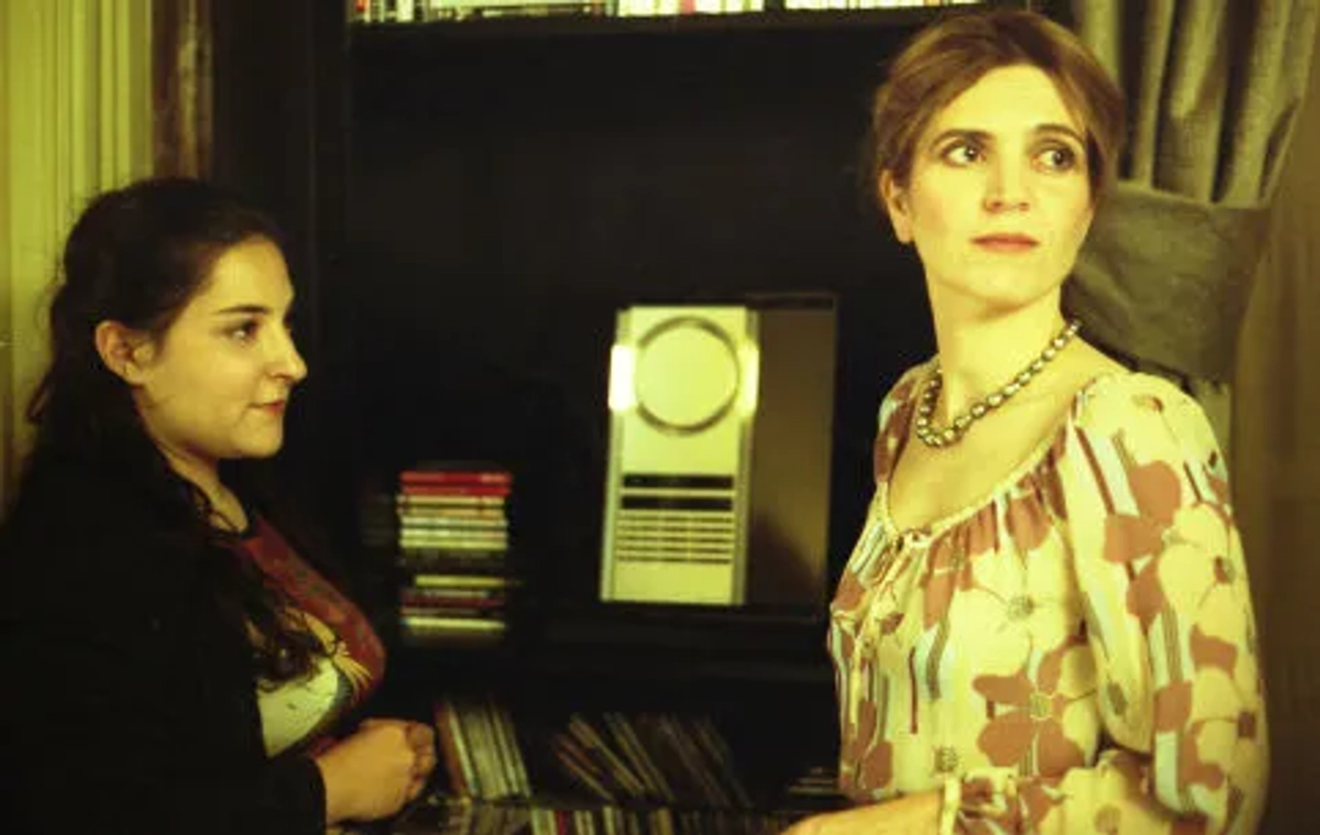 Left: Marilou Berry as Lolita; Right: Filmmaker Agnes Jaoui as Sylvia