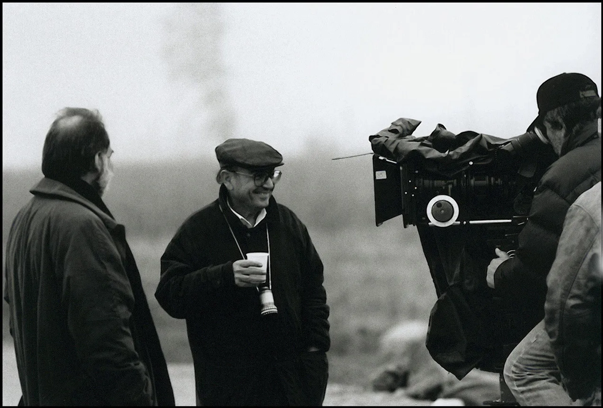 Theodoros Angelopoulos and Bruno Ganz in Eternity and a Day (1998)