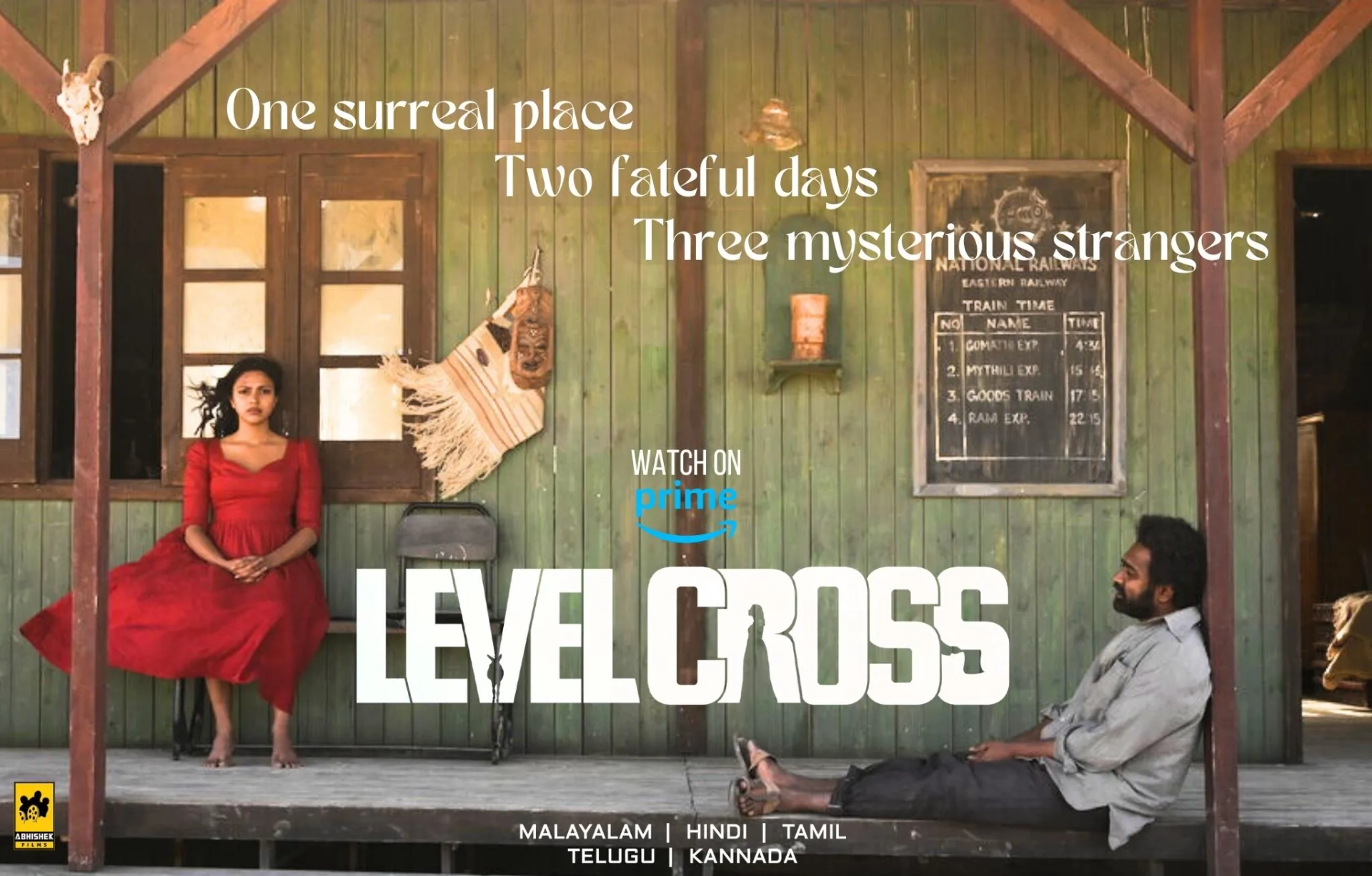 Amala Paul, Asif Ali, and Arfaz Ayub in Level Cross (2024)