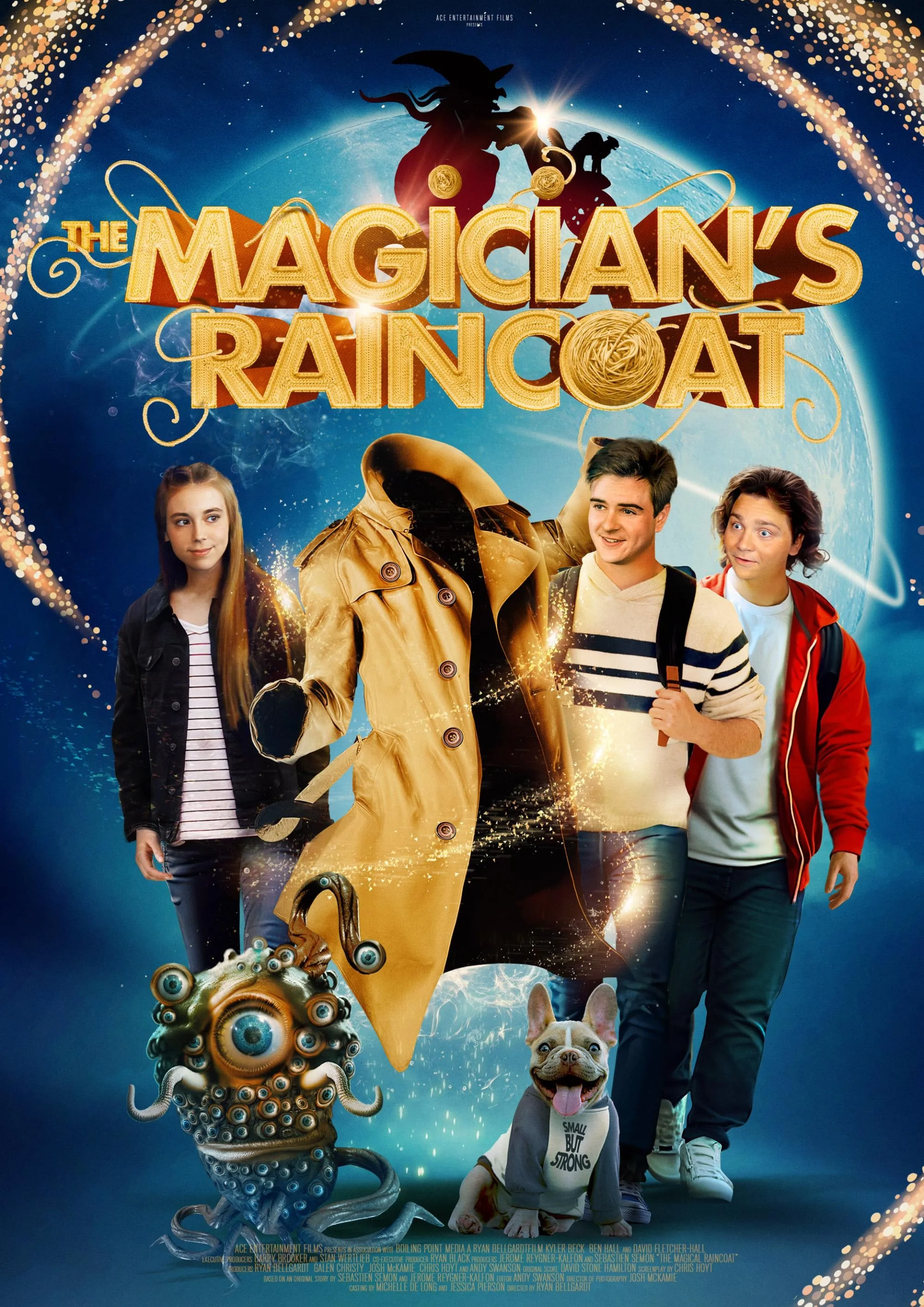 Bryson Robinson, Taylor Bedford, and Jake Alexander Williams in The Magician's Raincoat (2024)