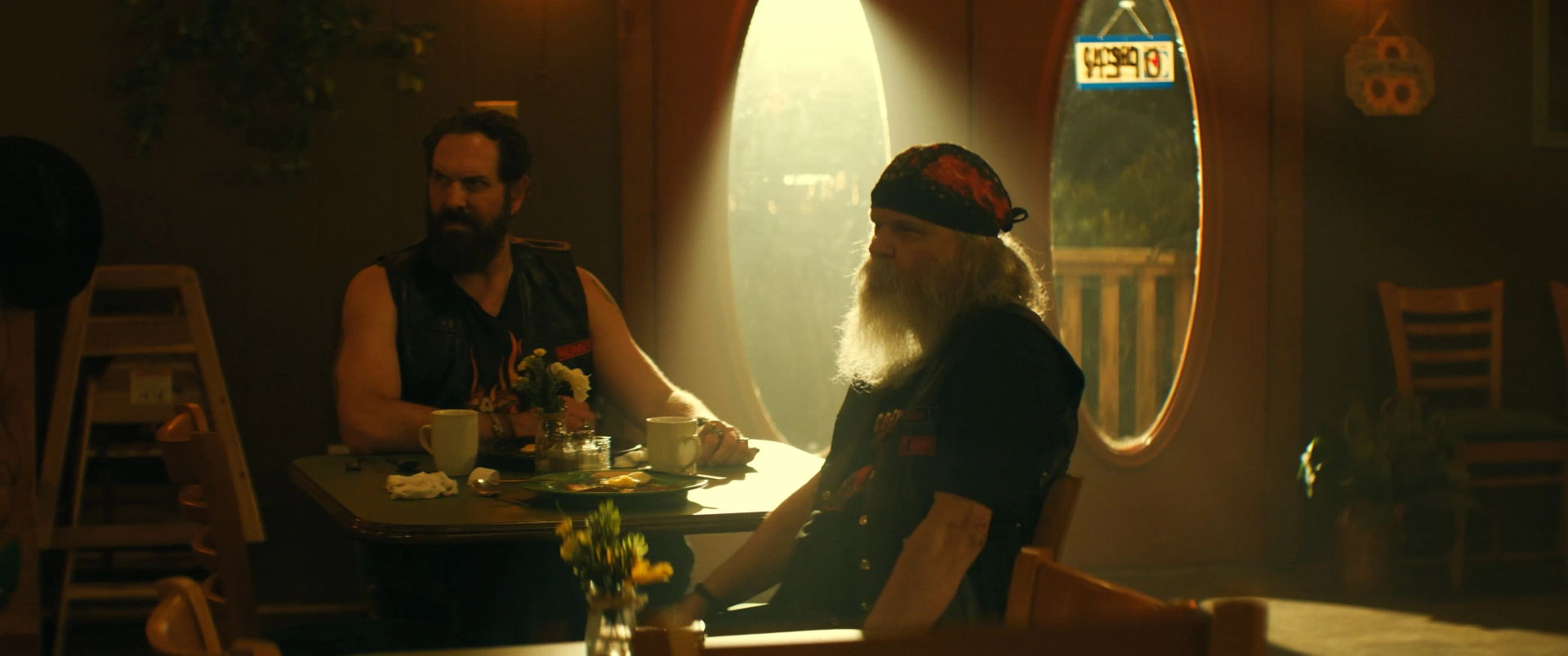 David Kallaway and Ritchie Montgomery in Bone Face (2025)