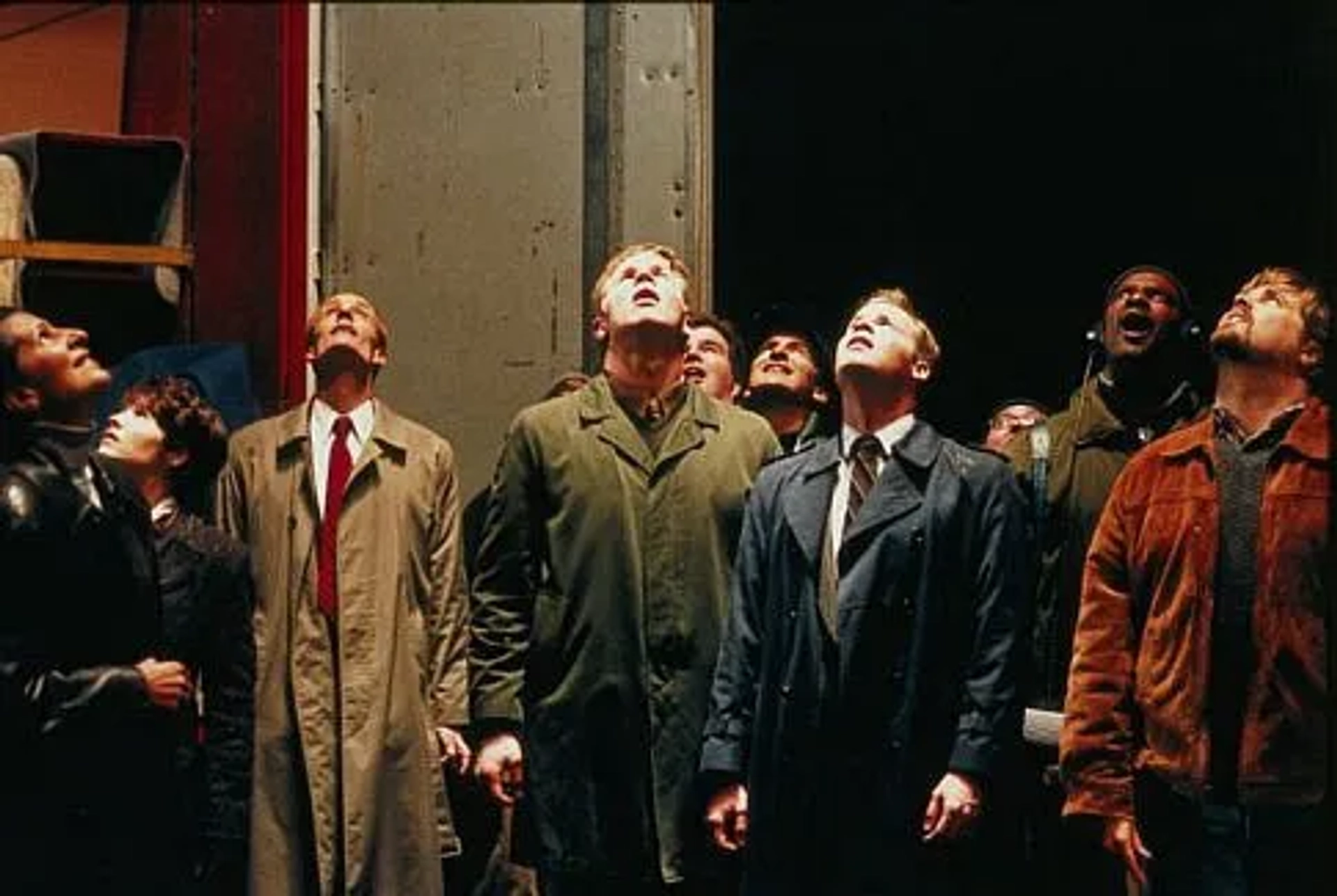 Matt Frewer, Ryan Hurst, Chad Morgan, and Andy Powers in Taken (2002)