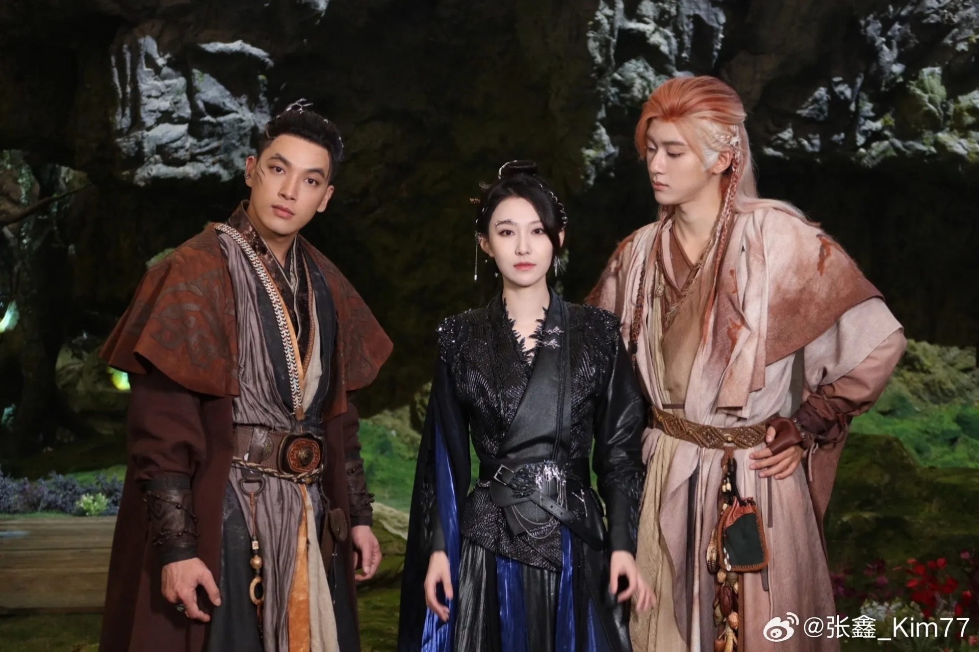 Kim Zhang, Hongxin Cheng, and Tao Cheng in Moonlight Mystique (2025)