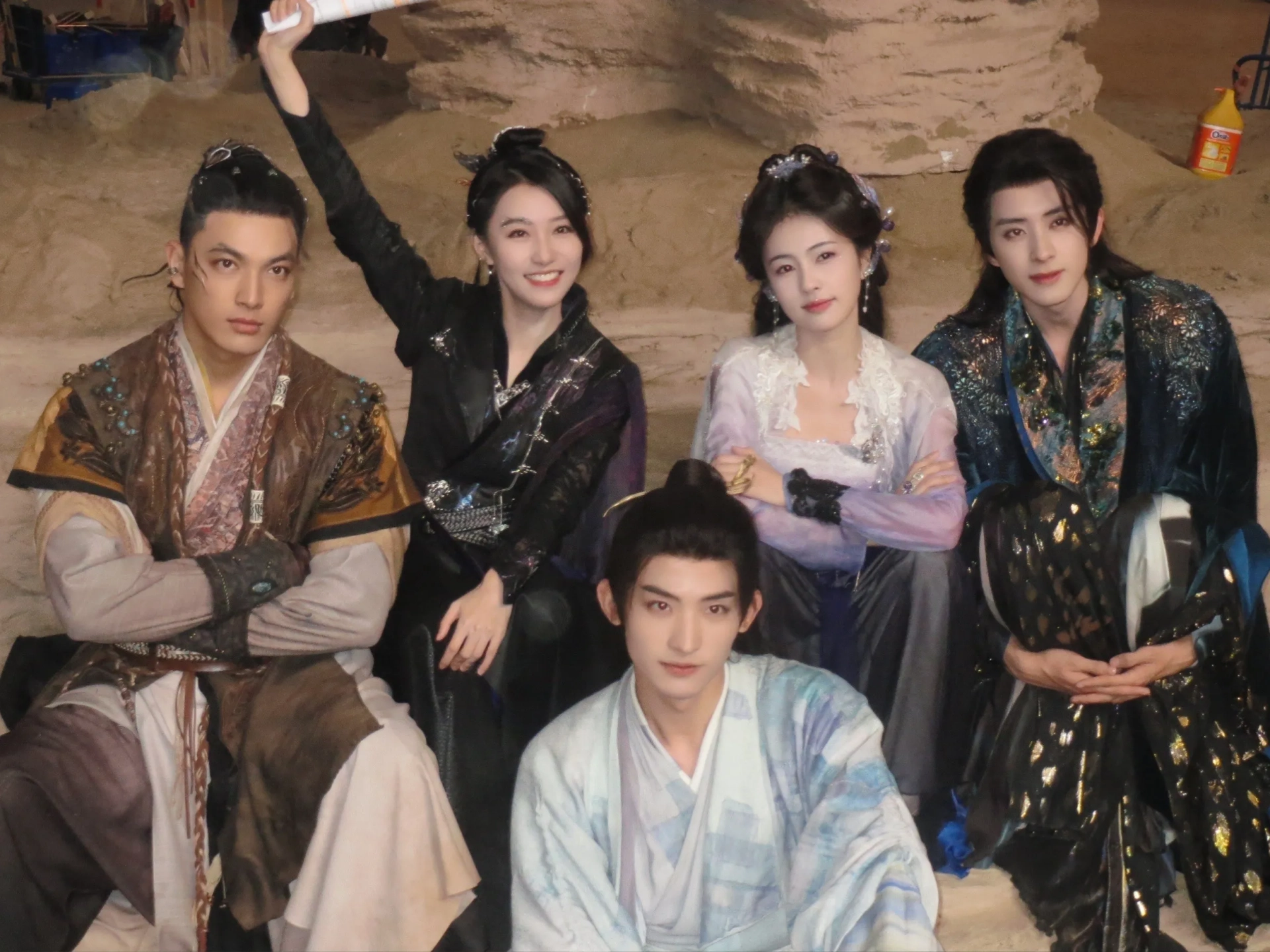 Ruipeng Ao, Huasen Chang, Kim Zhang, Tao Cheng, and Lu Bai in Moonlight Mystique (2025)