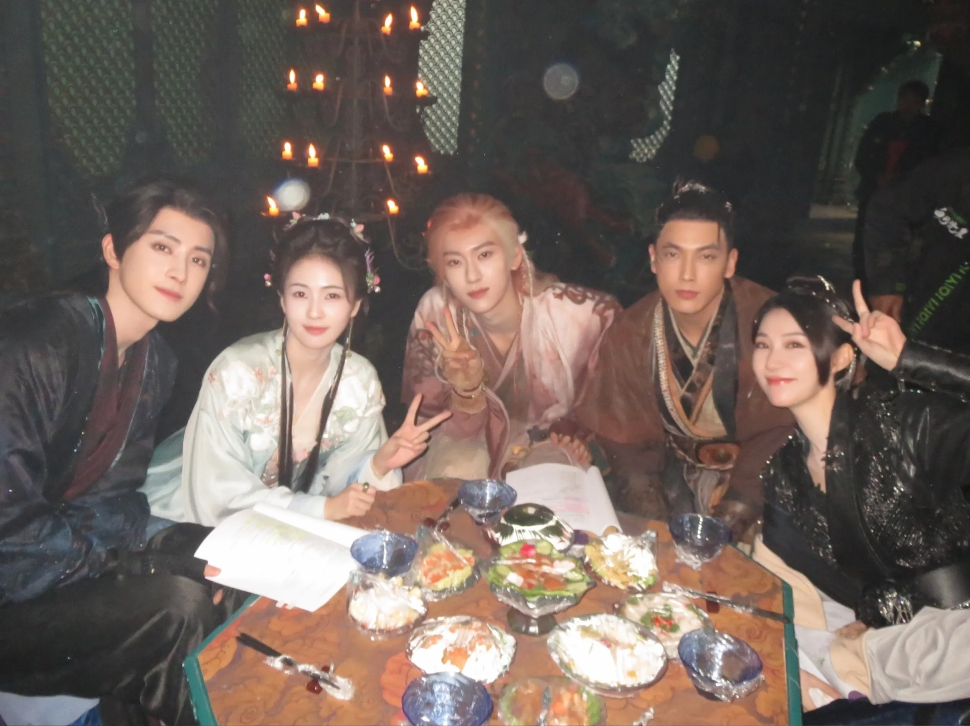 Ruipeng Ao, Kim Zhang, Hongxin Cheng, Tao Cheng, and Lu Bai in Moonlight Mystique (2025)