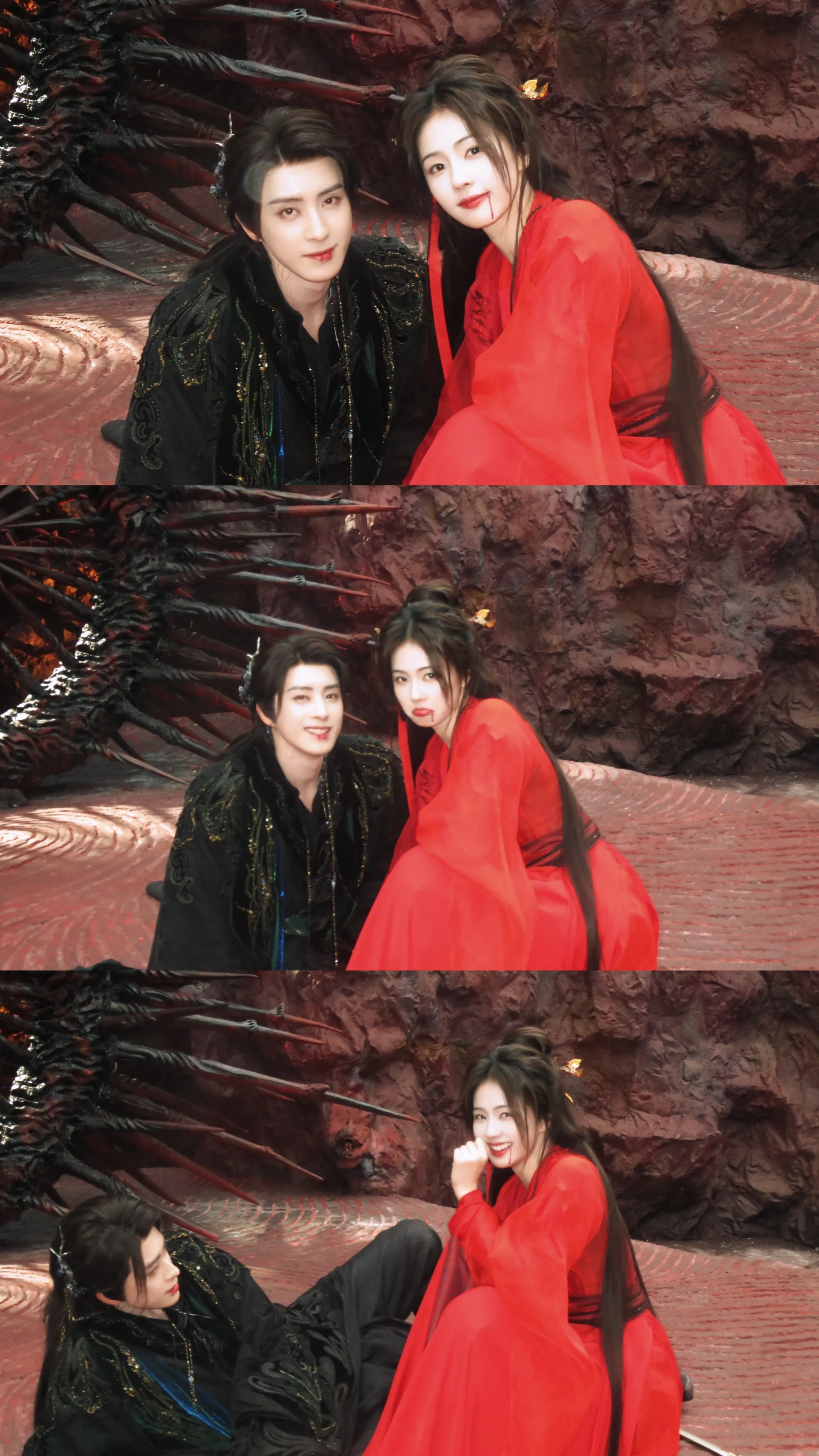 Ruipeng Ao and Lu Bai in Moonlight Mystique (2025)