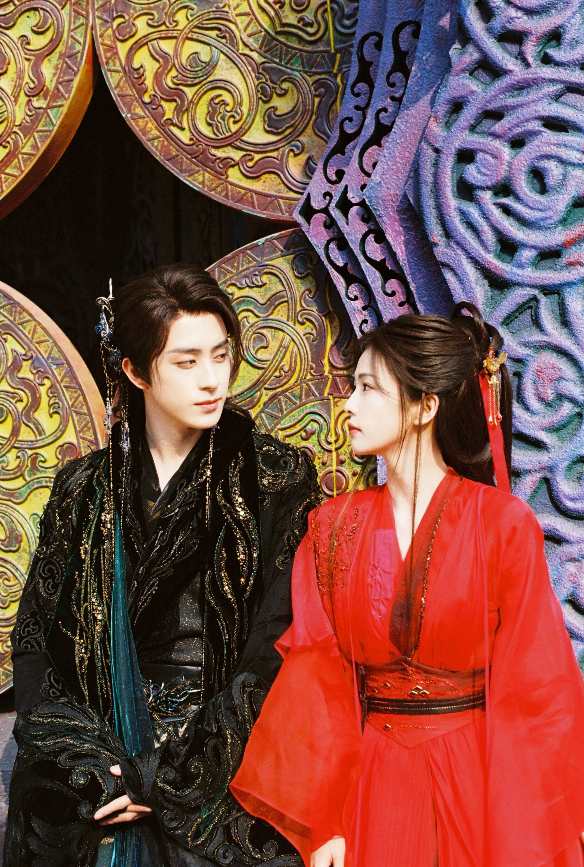 Ruipeng Ao and Lu Bai in Moonlight Mystique (2025)