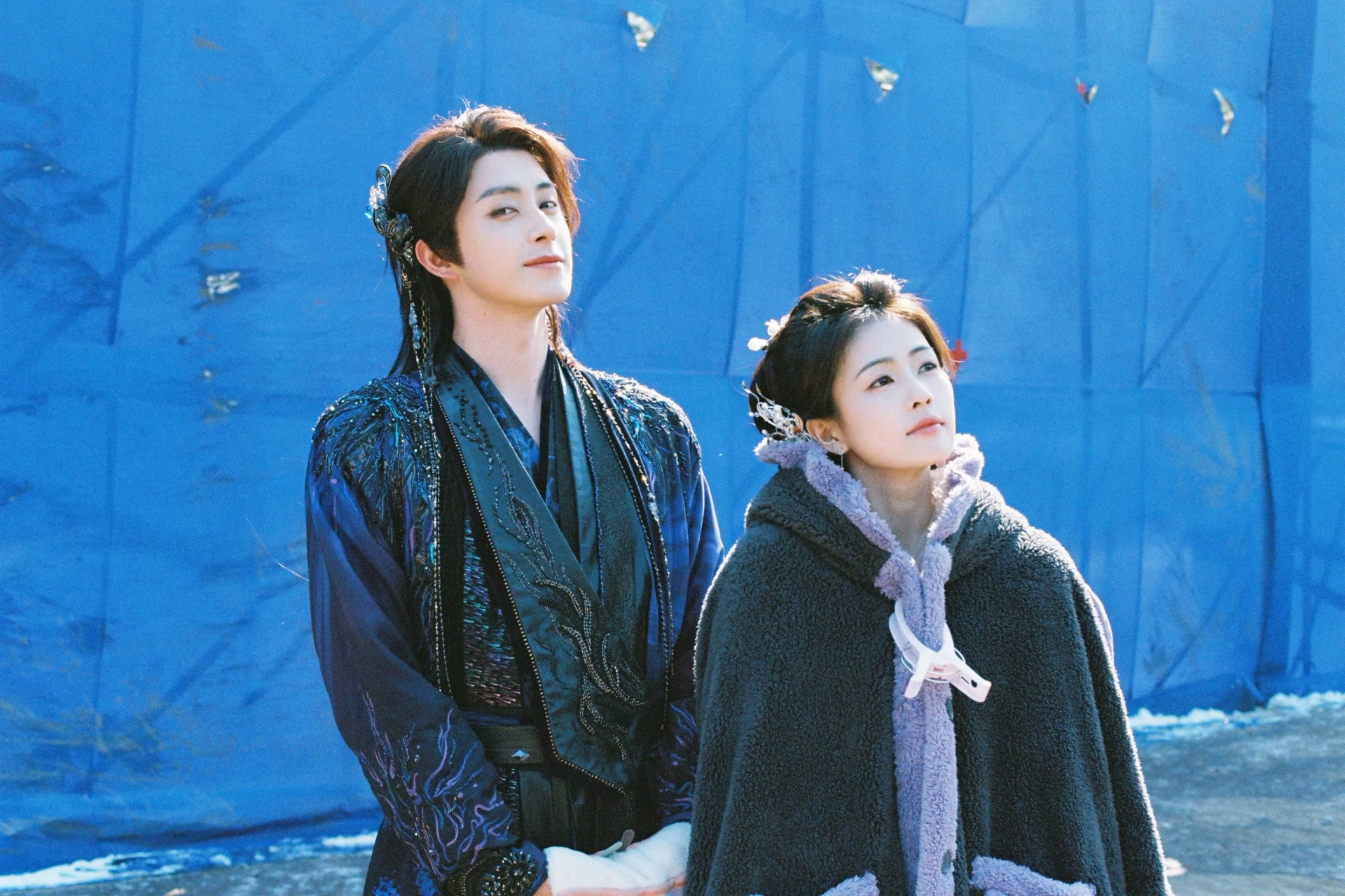 Ruipeng Ao and Lu Bai in Moonlight Mystique (2025)