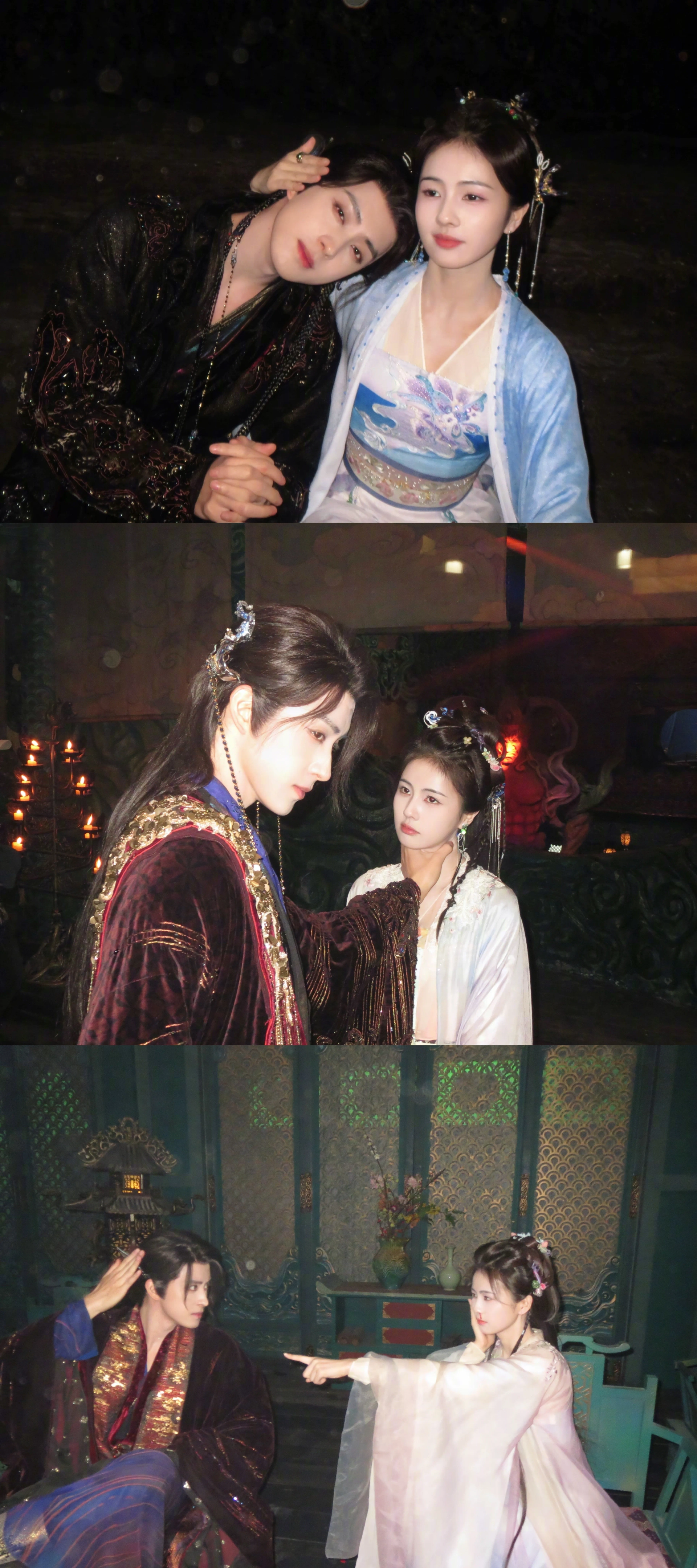 Ruipeng Ao and Lu Bai in Moonlight Mystique (2025)