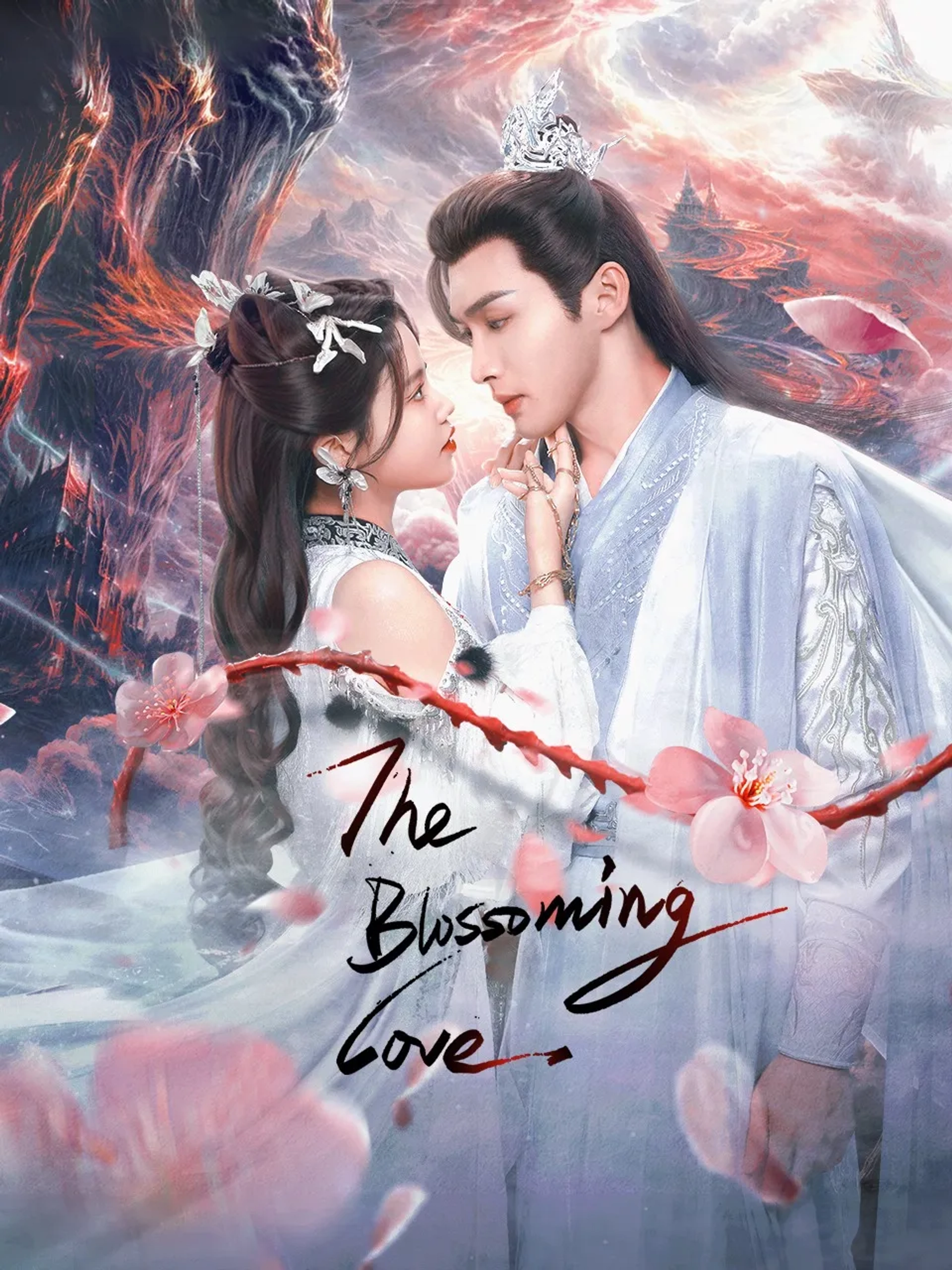 Sun Zhenni and Vin Zhang in The Blossoming Love (2025)