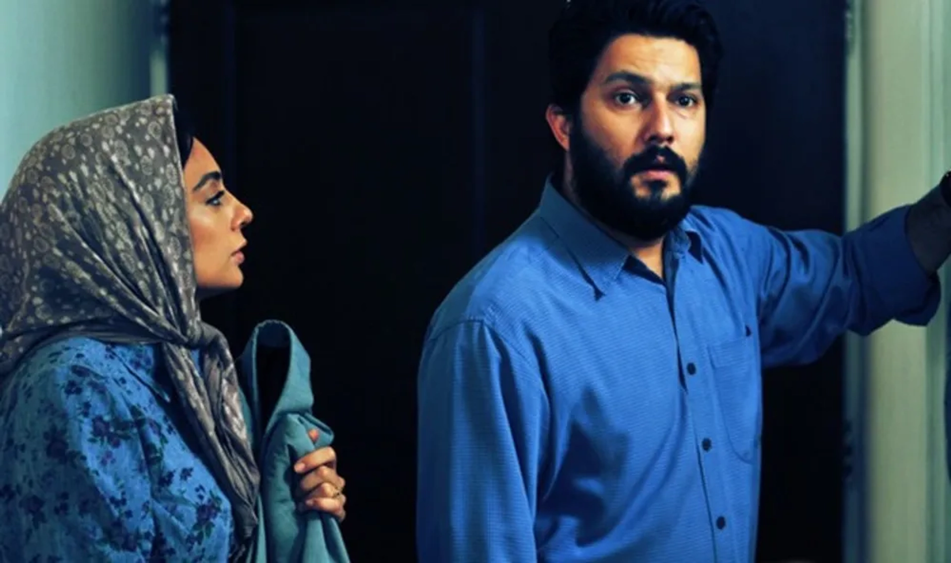 Hamed Behdad and Yekta Naser in Life Is Elsewhere (2014)