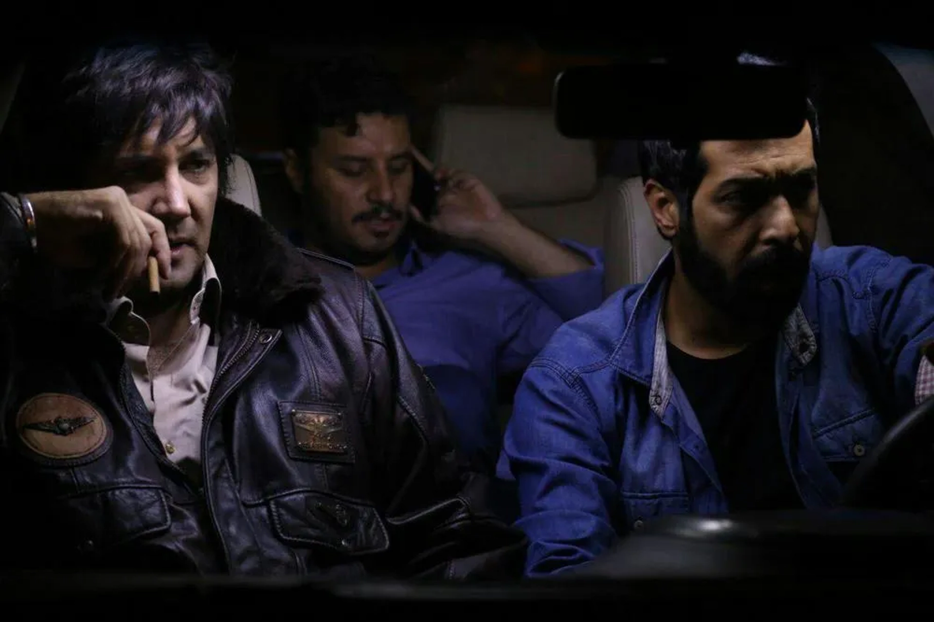 Hesam Navab Safavi, Javad Ezati, and Kamran Tafti in Reversed Seven (2017)