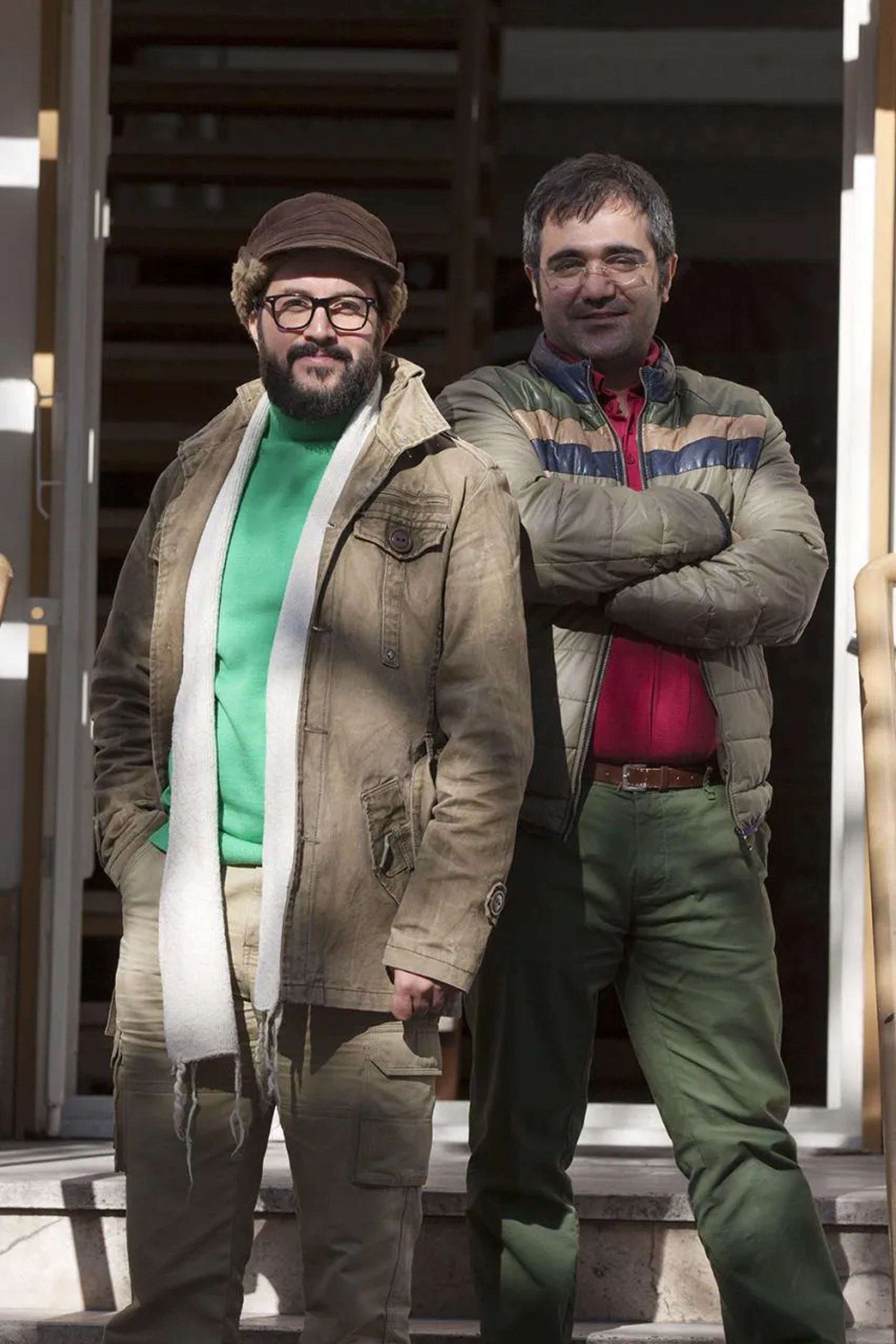 Mahdi Alimirzaee and Vahid Amirkhani in In the Specified Time (2015)