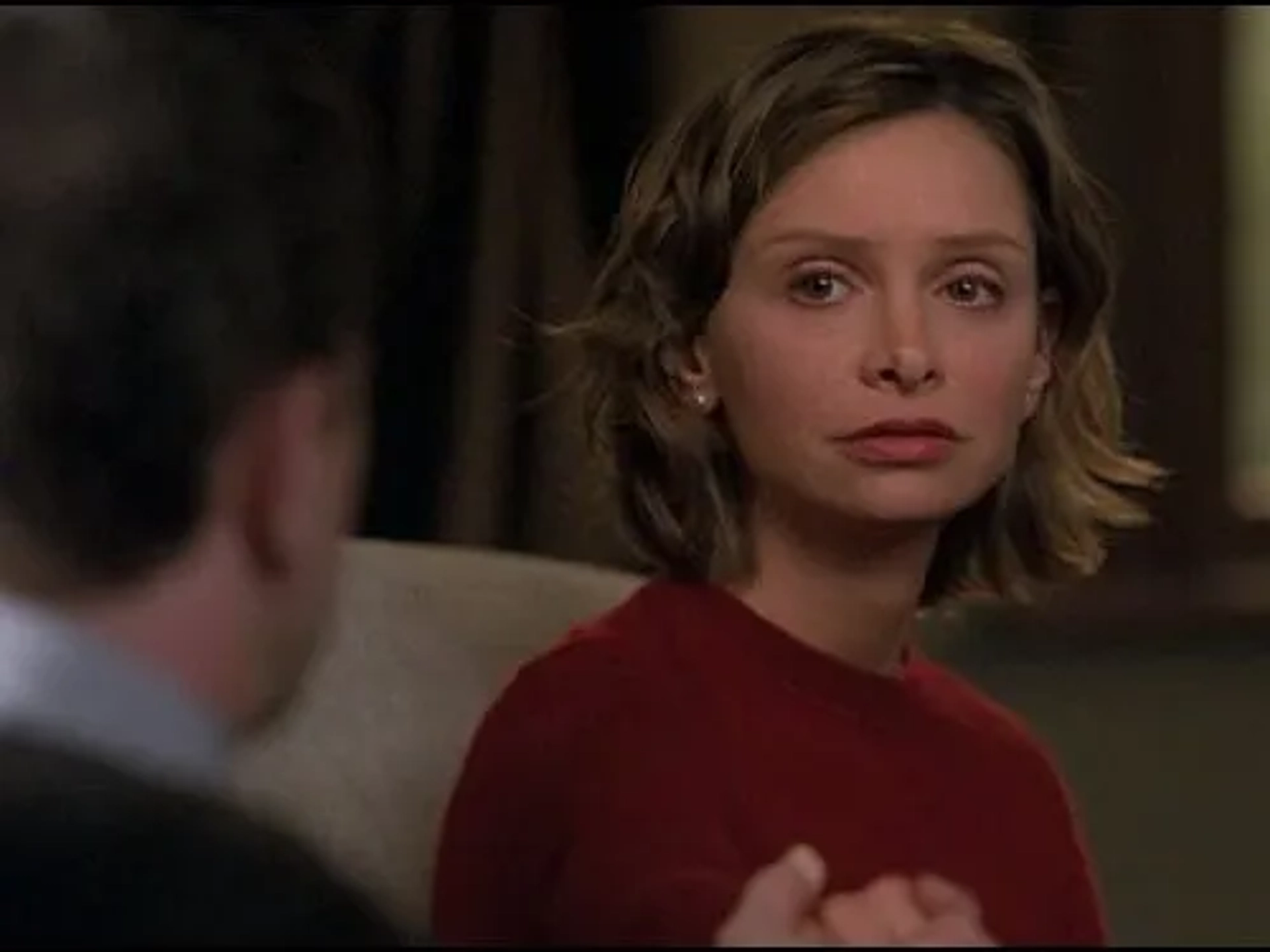 Calista Flockhart and Peter MacNicol in Ally McBeal (1997)