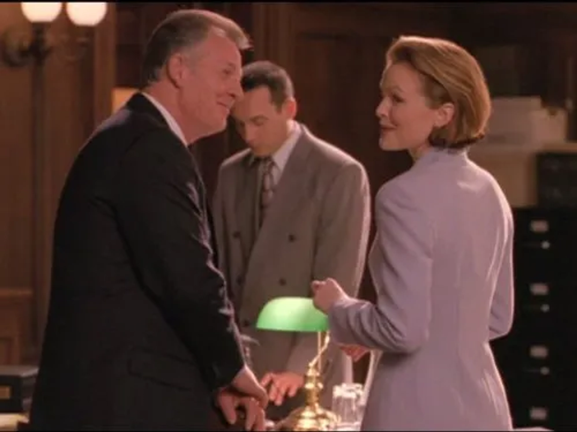 Dina Meyer and J. Patrick McCormack in Ally McBeal (1997)