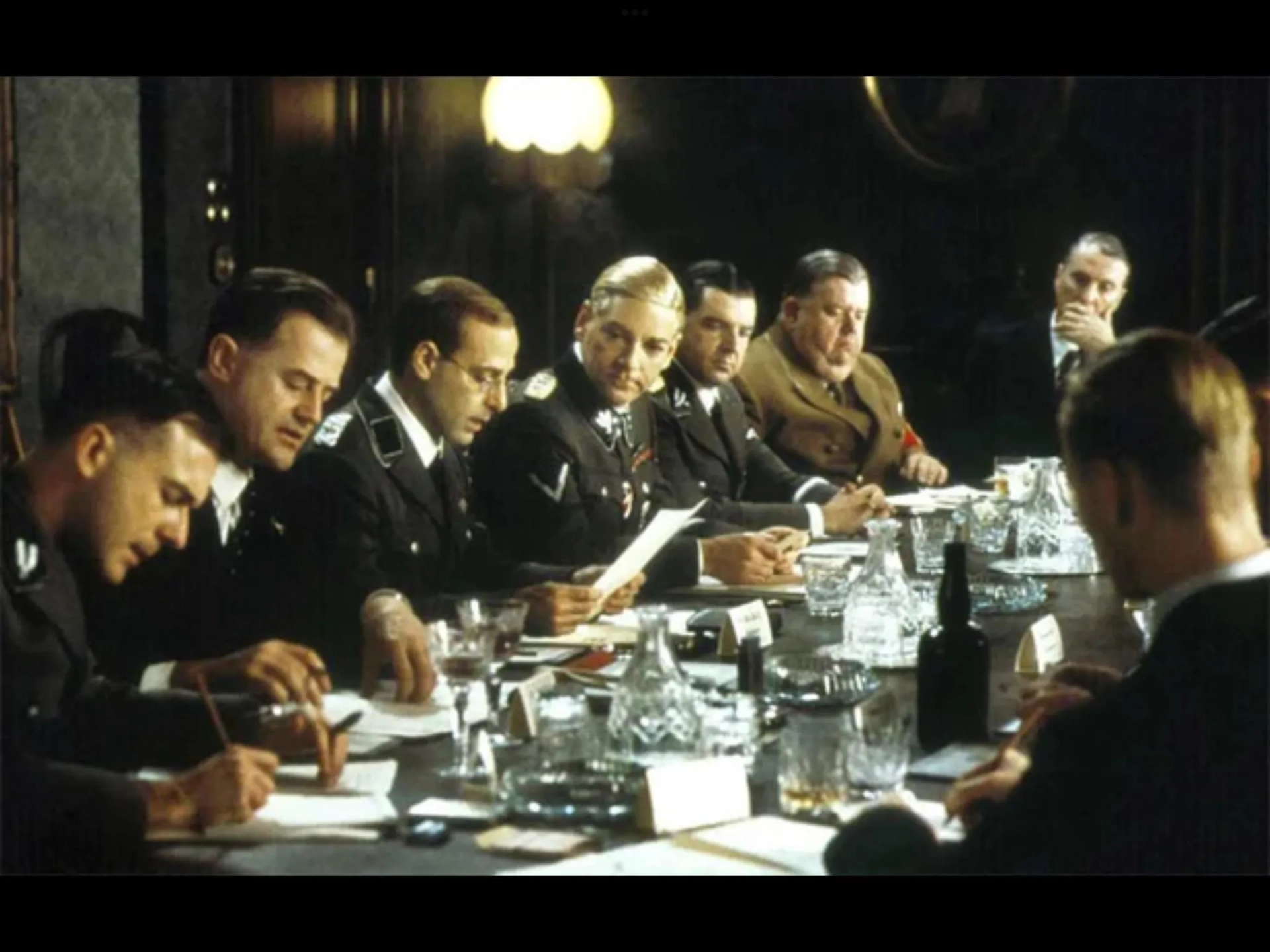 Kenneth Branagh and Stanley Tucci in Conspiracy (2001)