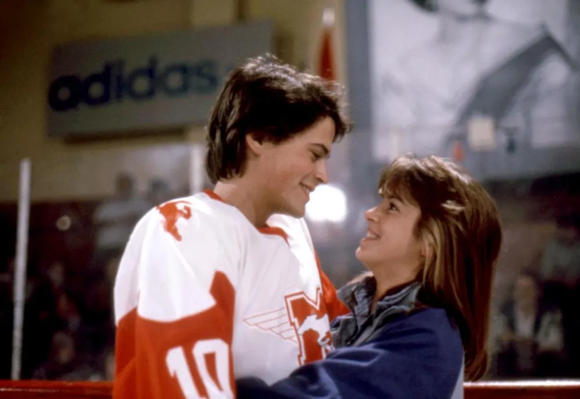 Rob Lowe and Cynthia Gibb in Youngblood (1986)