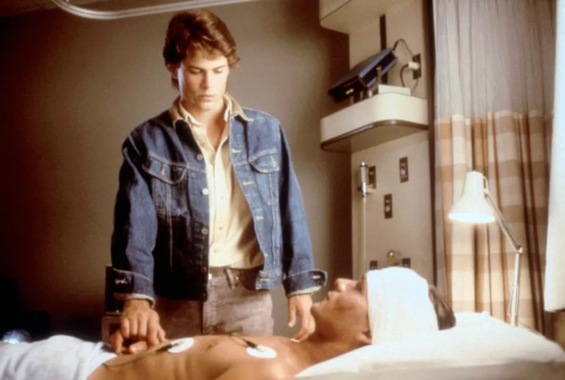 Rob Lowe and Patrick Swayze in Youngblood (1986)